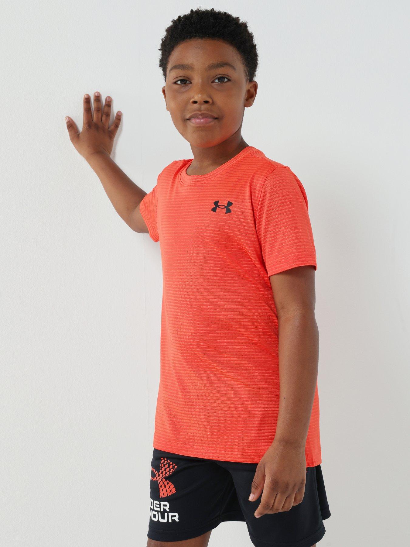 under-armour-junior-boys-training-tech-vent-short-sleeve-t-shirt-red
