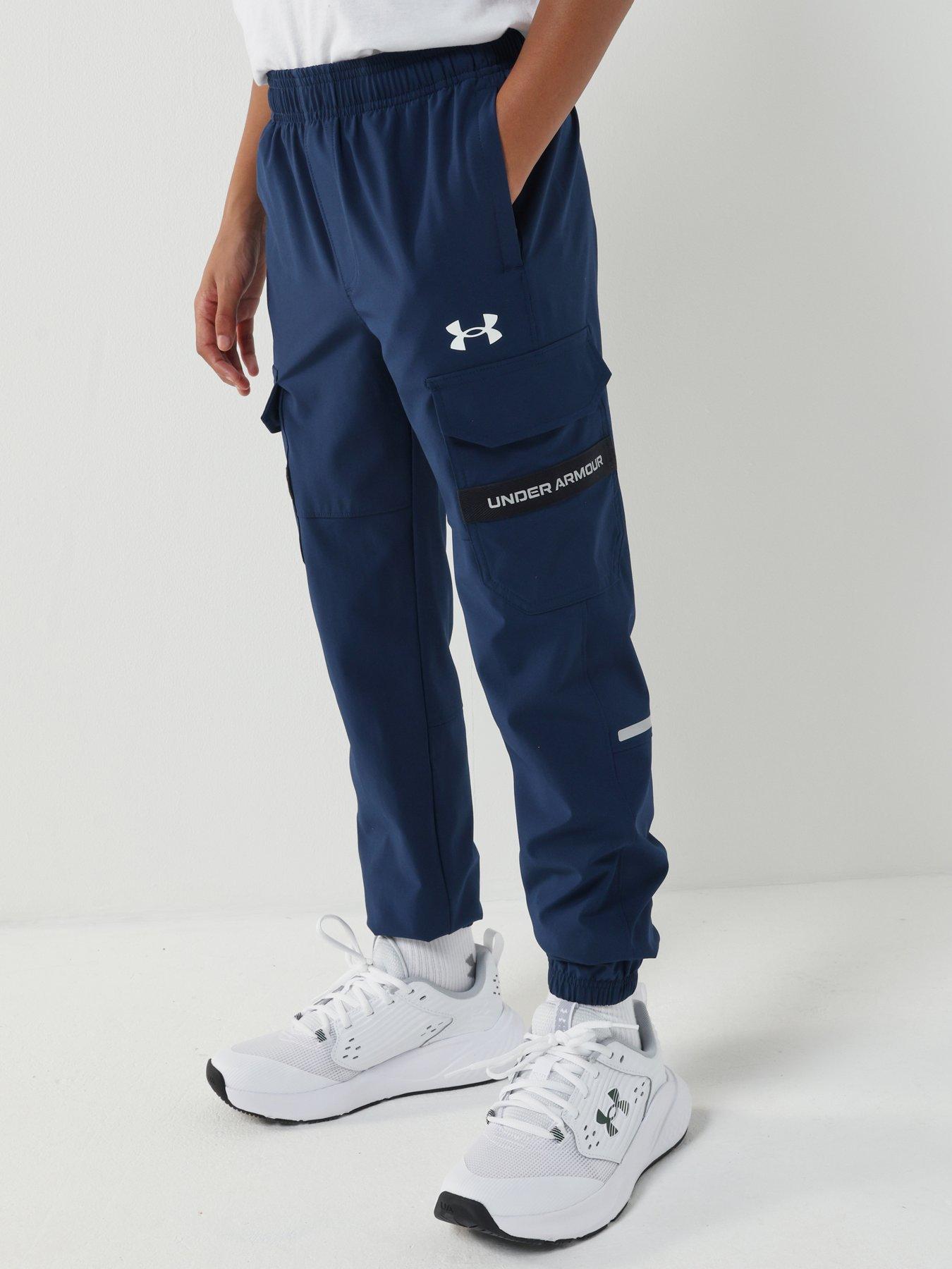 under-armour-junior-boys-training-tech-utility-pant-navystillFront
