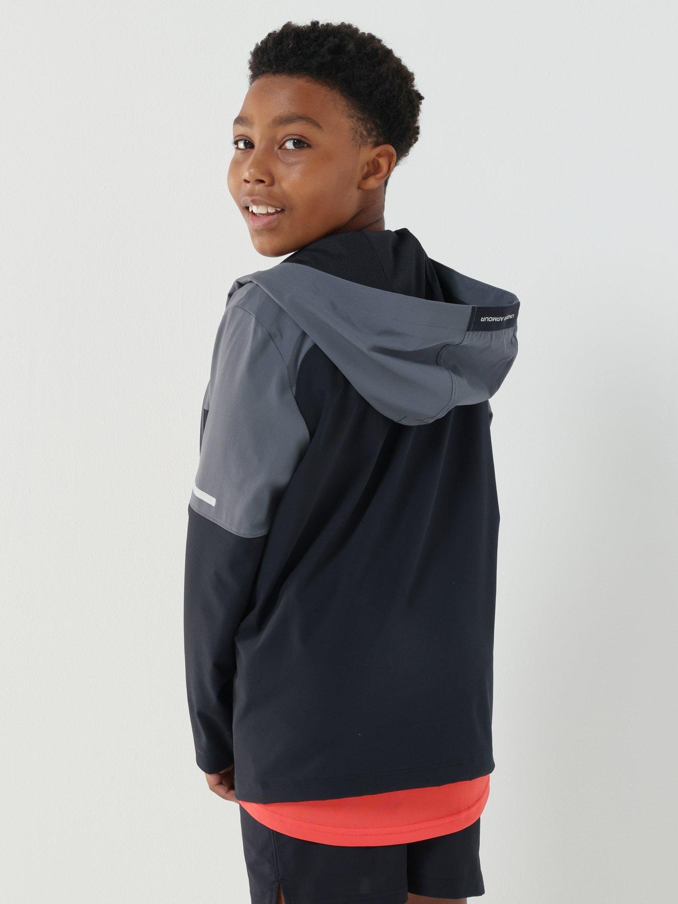 Image 2 of 7 of UNDER ARMOUR Junior Boys Training Tech Utility Jacket - Black