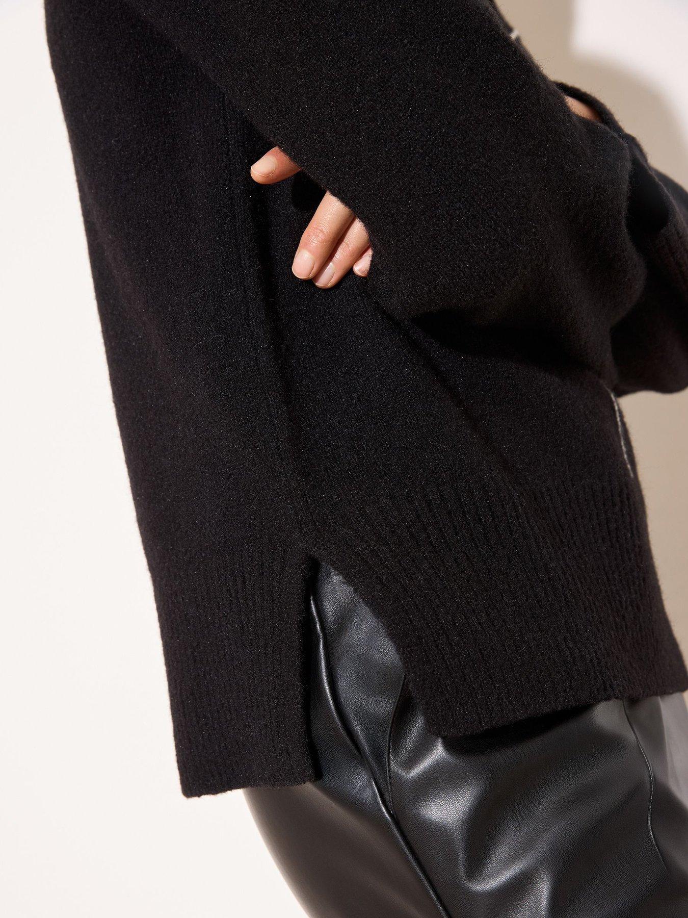 friends-like-these-stitch-detail-jumper-blackstillFront