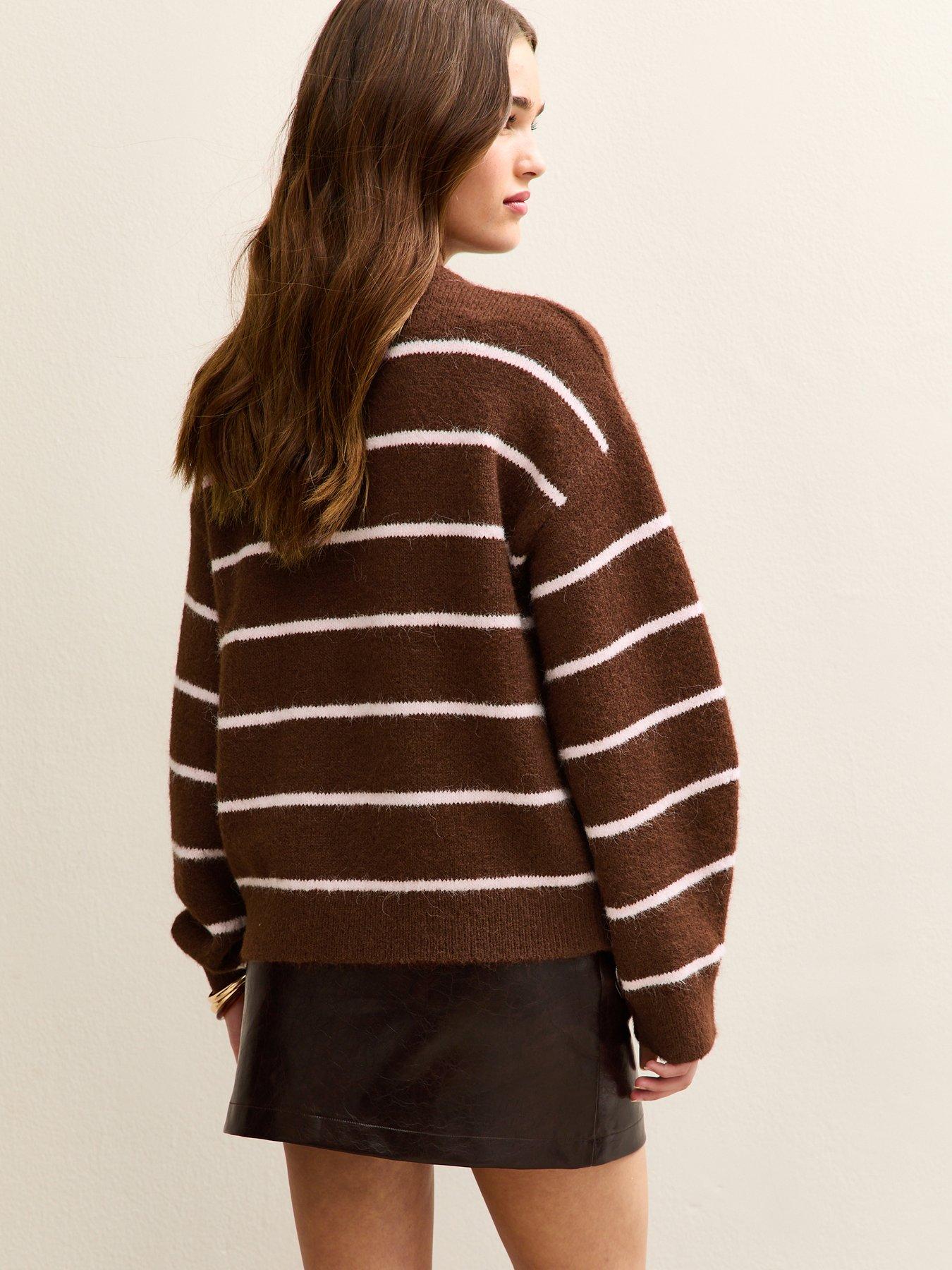 new-look-thin-stripe-midweight-knit-jumper-brownstillFront