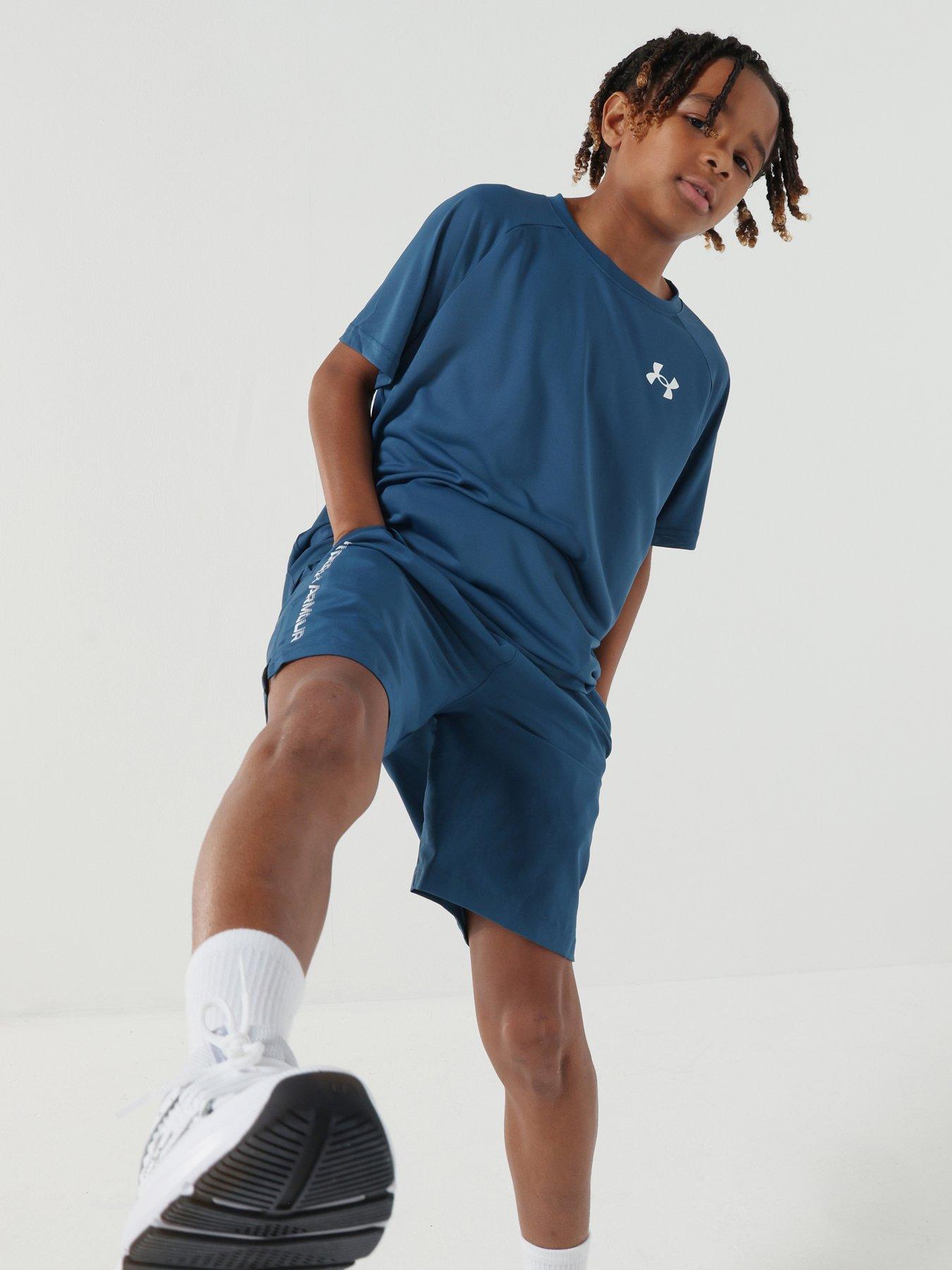 Image 1 of 6 of UNDER ARMOUR Junior Boys Training Tech Woven Short - Blue
