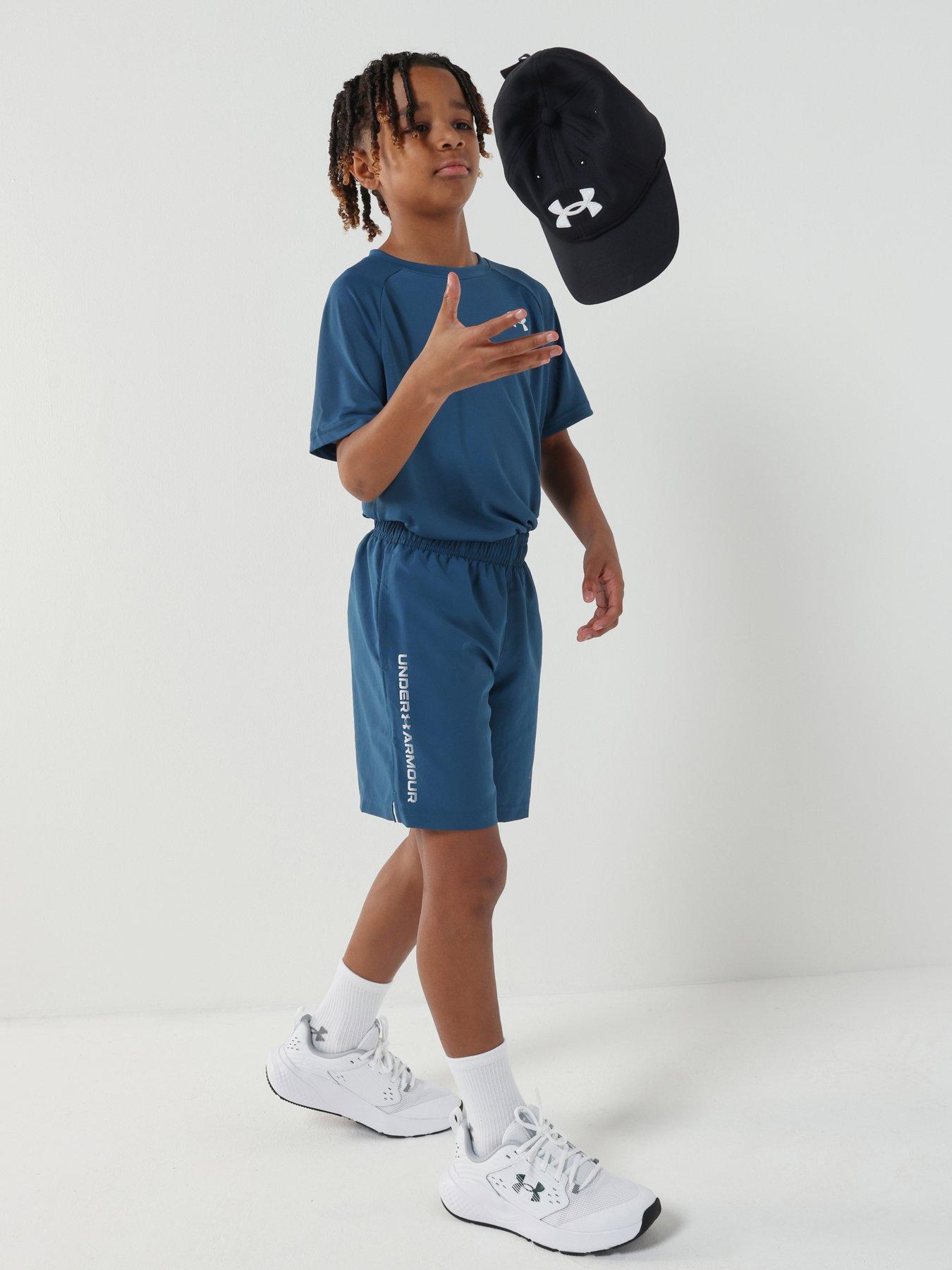 Image 5 of 6 of UNDER ARMOUR Junior Boys Training Tech Woven Short - Blue