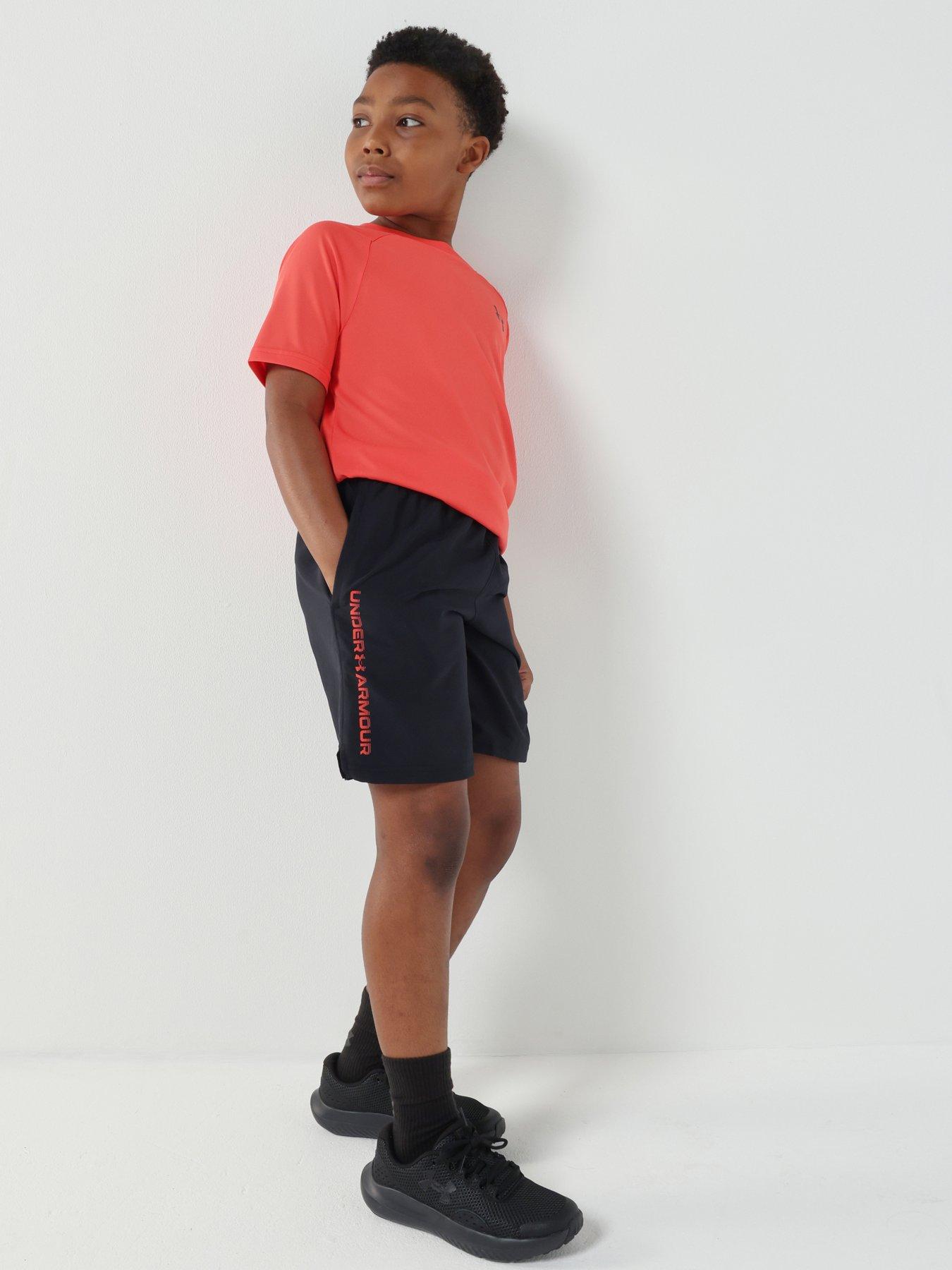 Image 1 of 6 of UNDER ARMOUR Junior Boys Training Tech Woven Short - Black
