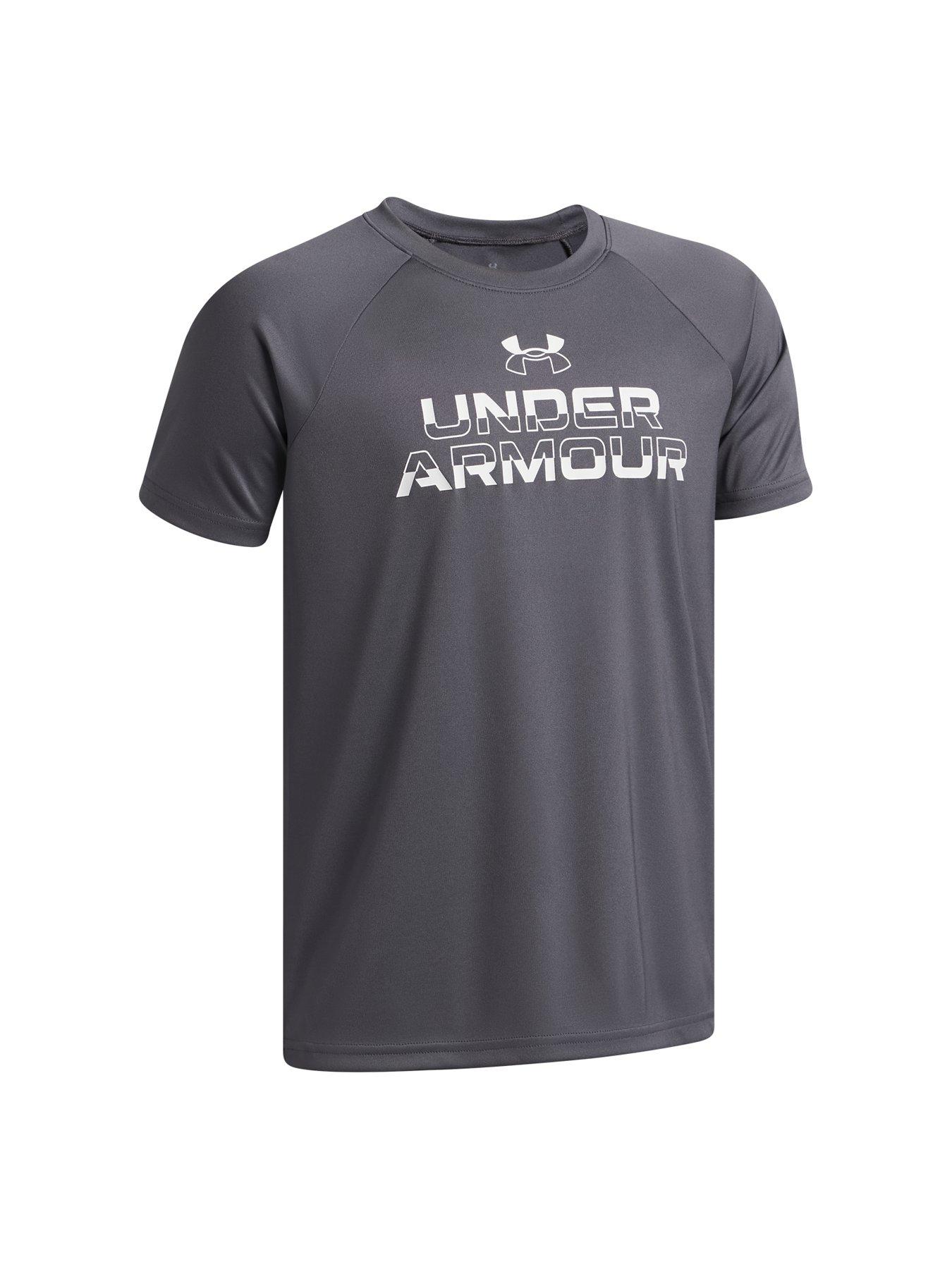 under-armour-junior-boys-training-tech-short-sleeve-crew-neck-t-shirt-greyoutfit