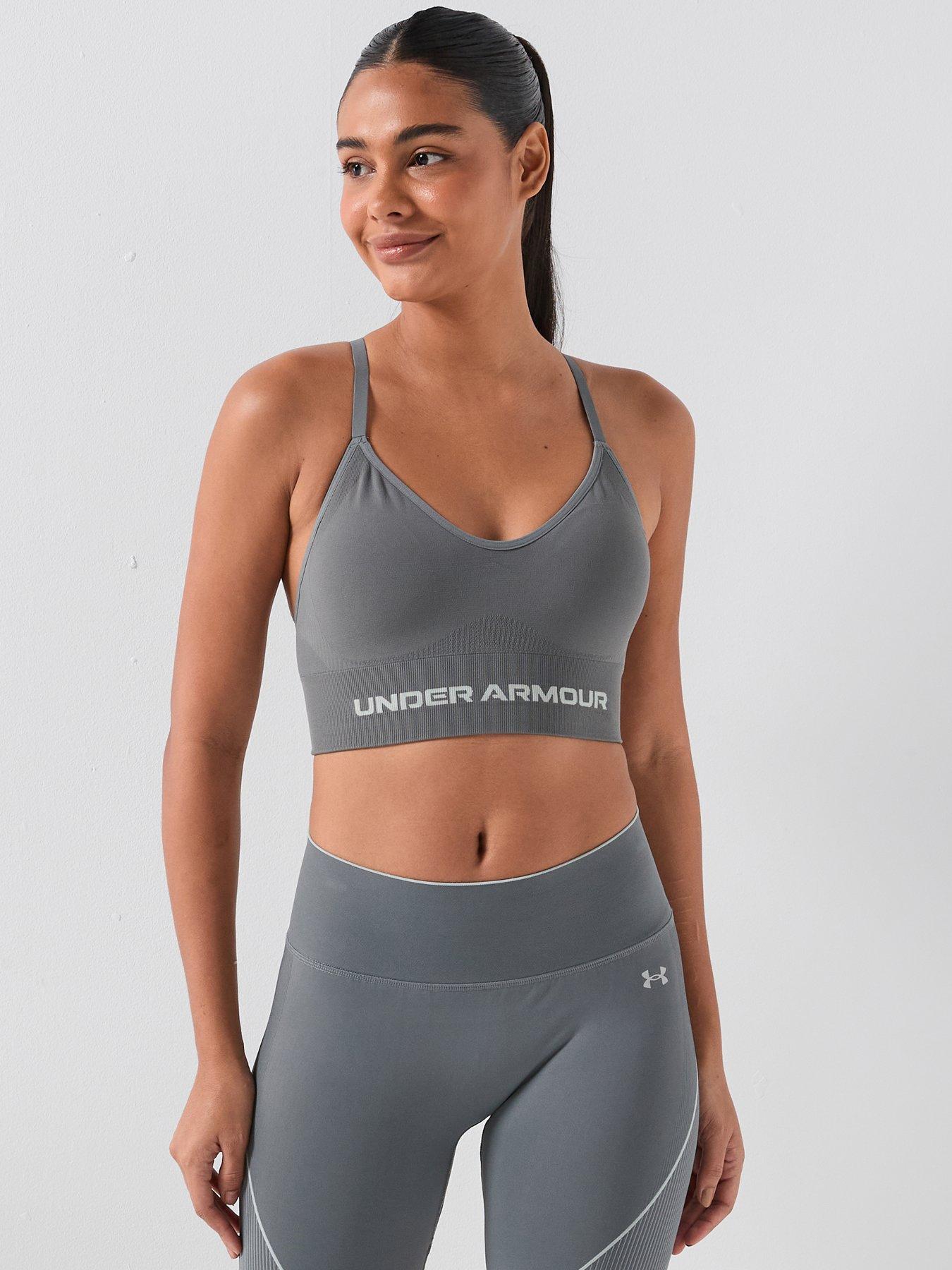 Image 1 of 6 of UNDER ARMOUR Womens Training Vanish Seamless Low Bra - Grey