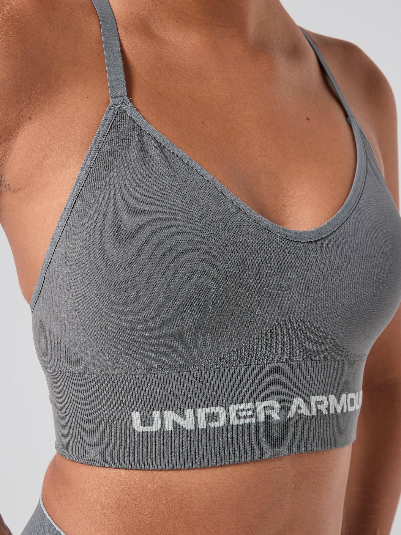 Image 5 of 6 of UNDER ARMOUR Womens Training Vanish Seamless Low Bra - Grey