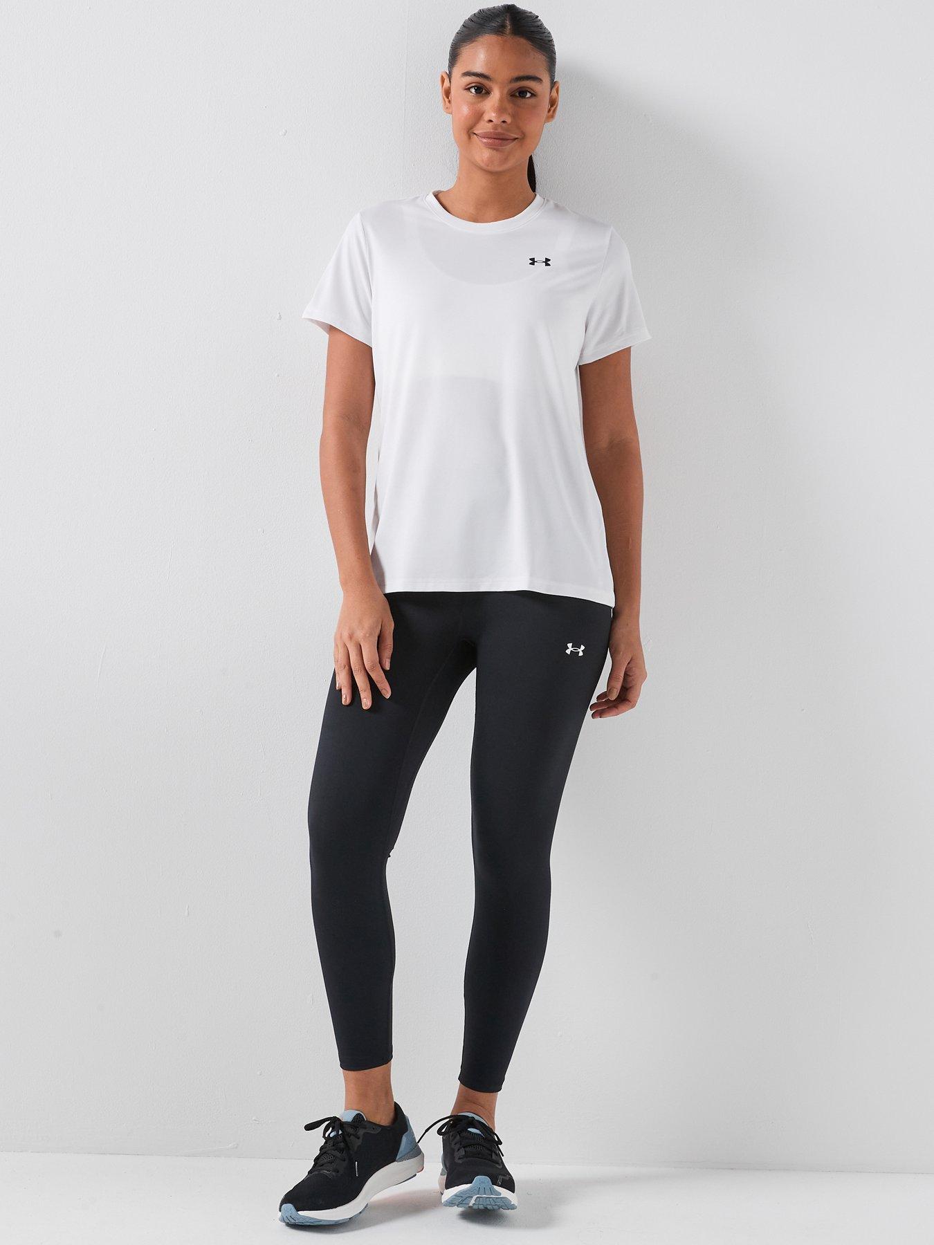 Image 3 of 6 of UNDER ARMOUR Womens Training Tech Short Sleeve Crew Neck T-Shirt - White