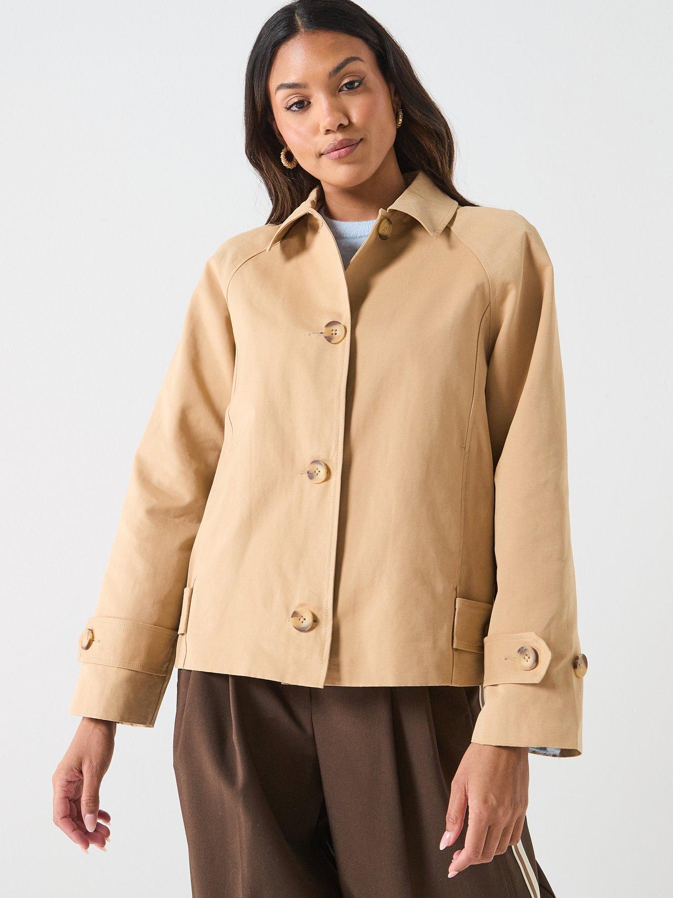 jdy-donna-tab-detail-jacket-brown