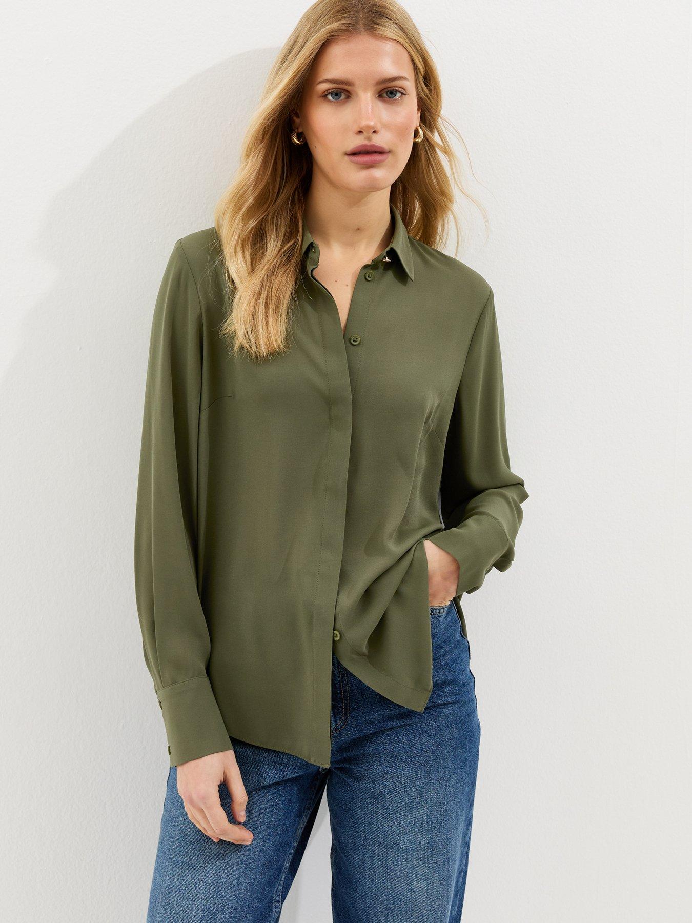 new-look-relaxed-fit-long-sleeve-button-front-shirt-khakifront