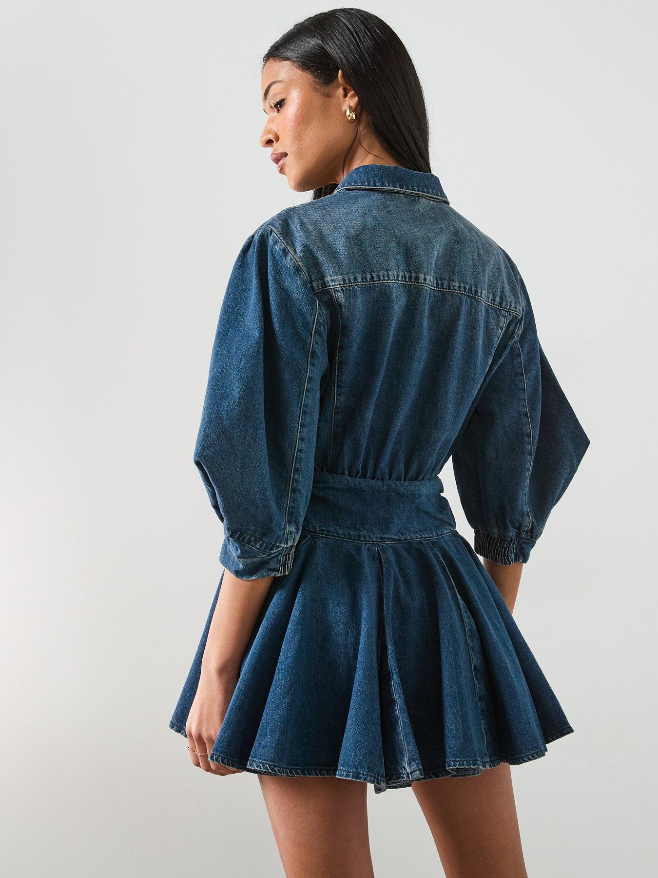 allsaints-arlo-denim-dress-mid-indigostillFront