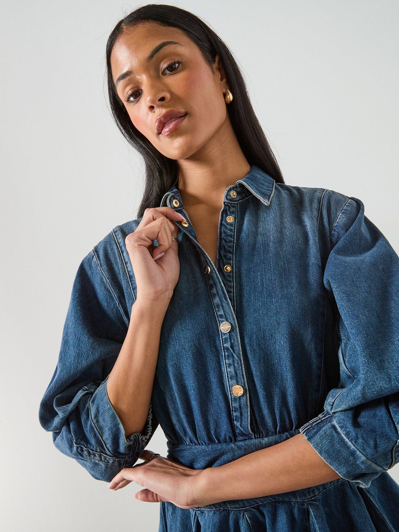 allsaints-arlo-denim-dress-mid-indigodetail