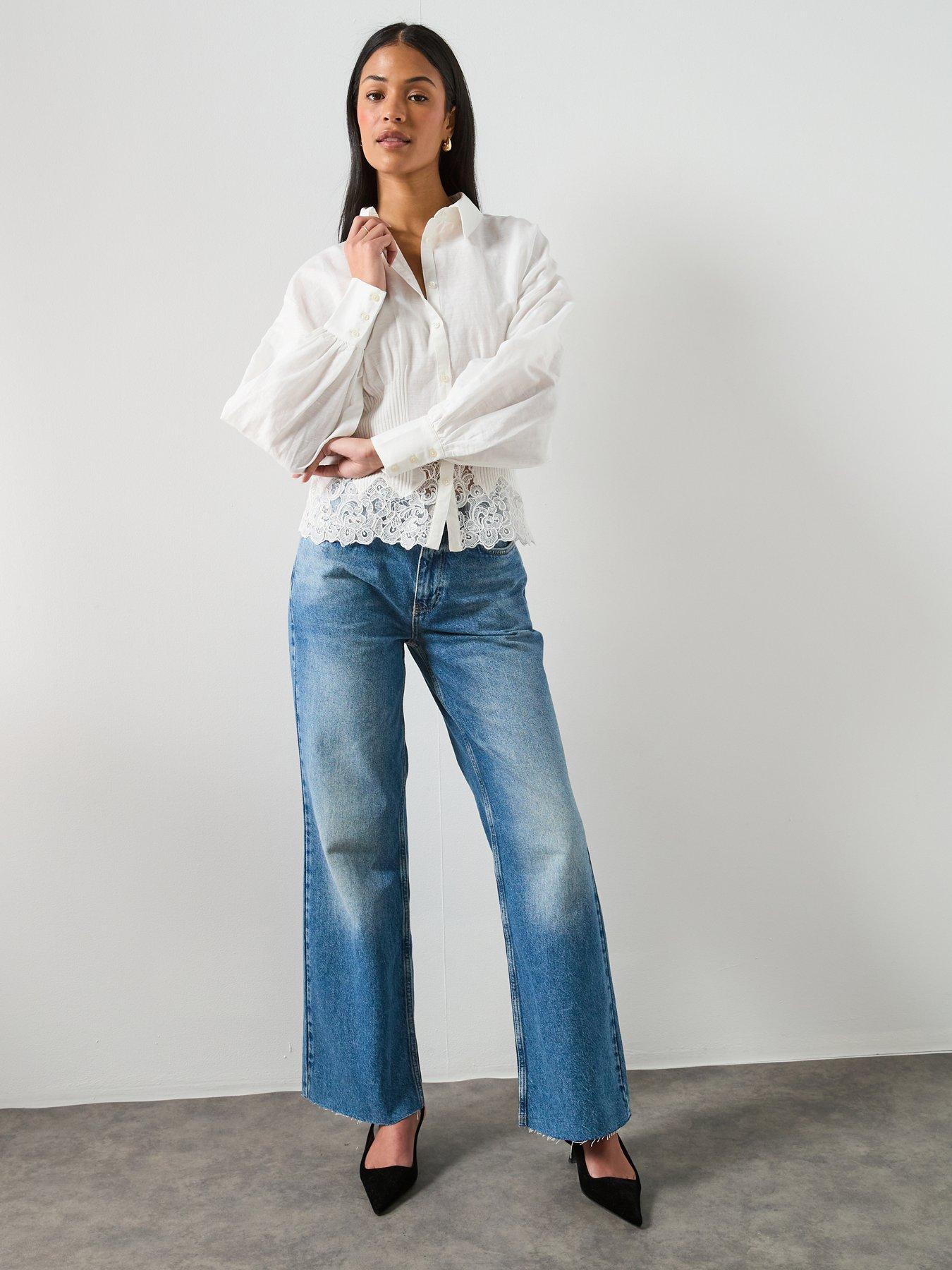 Image 3 of 6 of AllSaints Carol Shirt - White