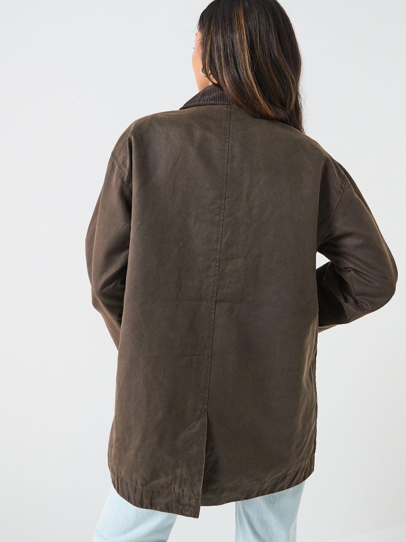 jdy-ruby-coated-jacket-brownstillFront