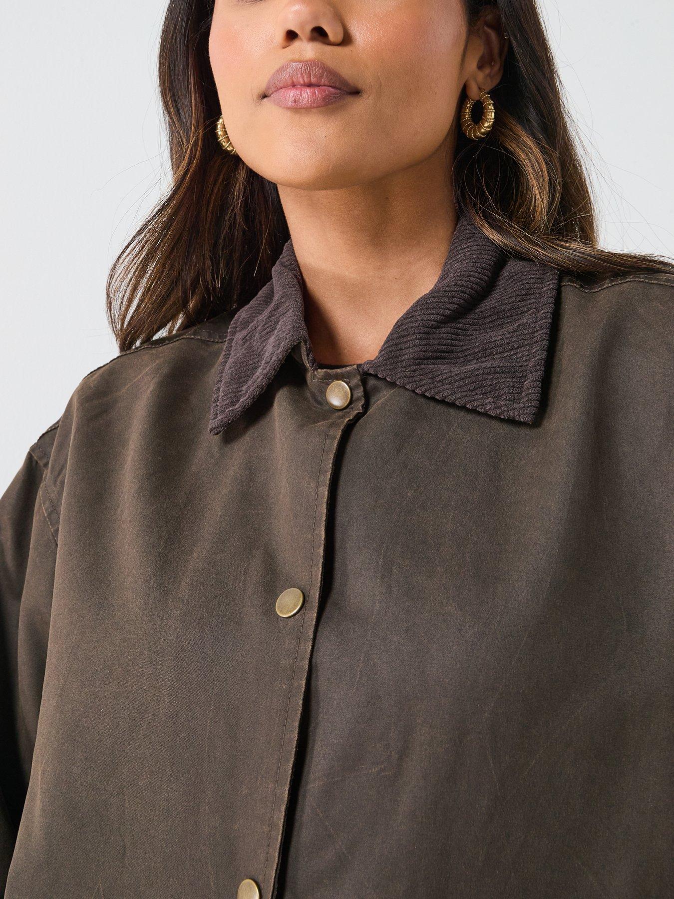 jdy-ruby-coated-jacket-brownoutfit