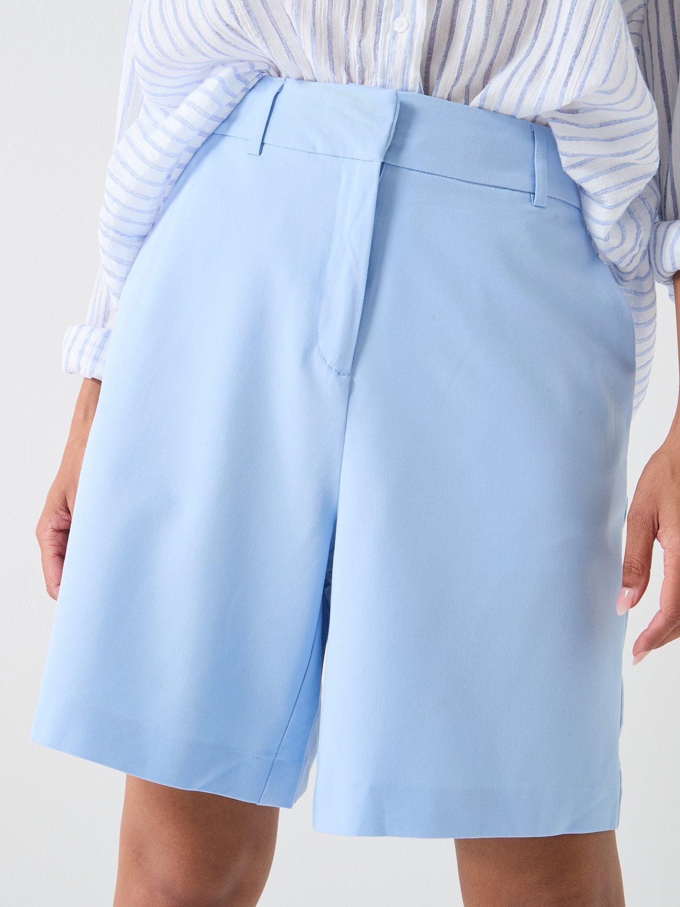 vero-moda-zelda-high-waist-loose-shorts-blueoutfit