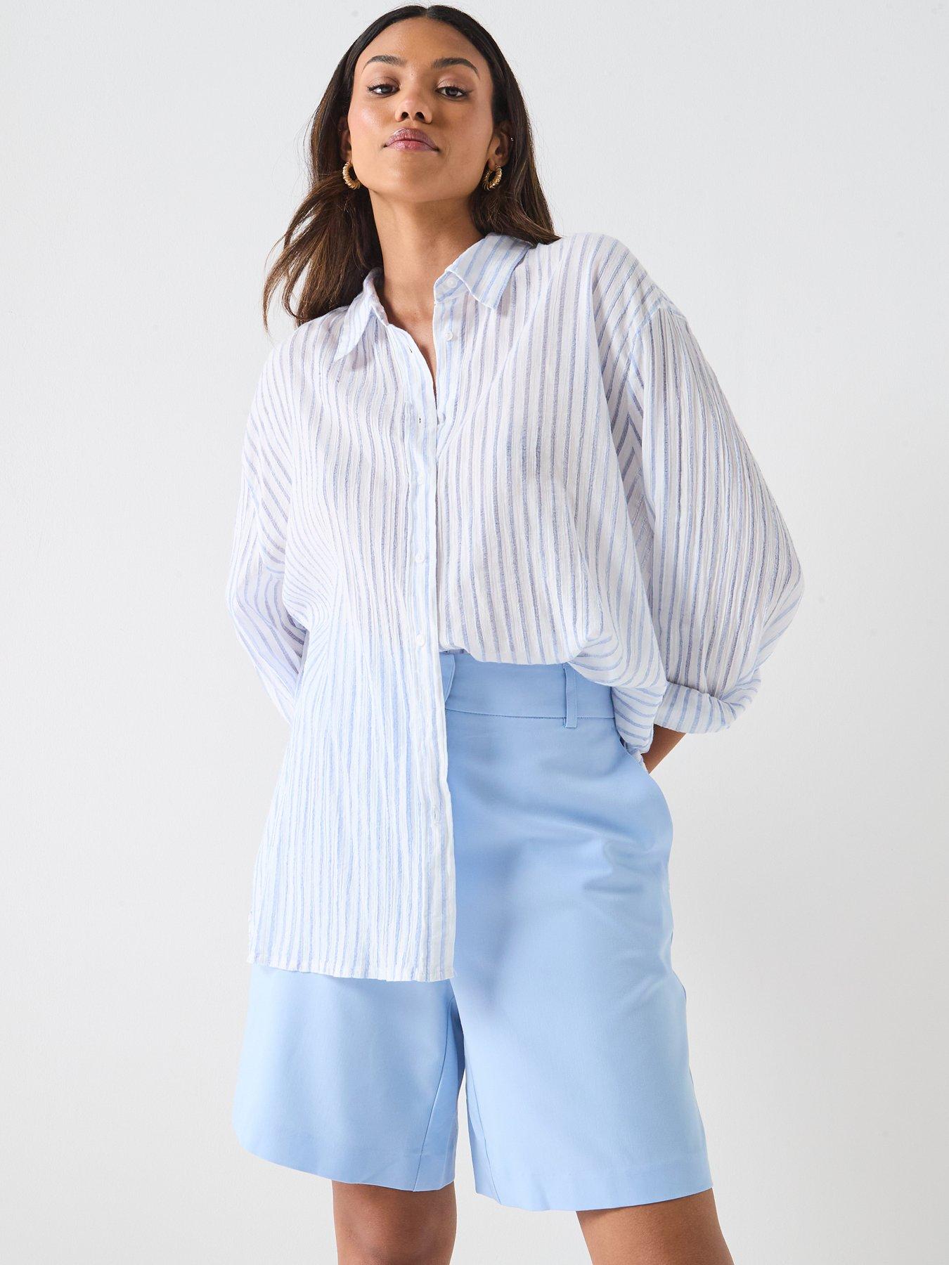 vero-moda-zelda-high-waist-loose-shorts-bluedetail