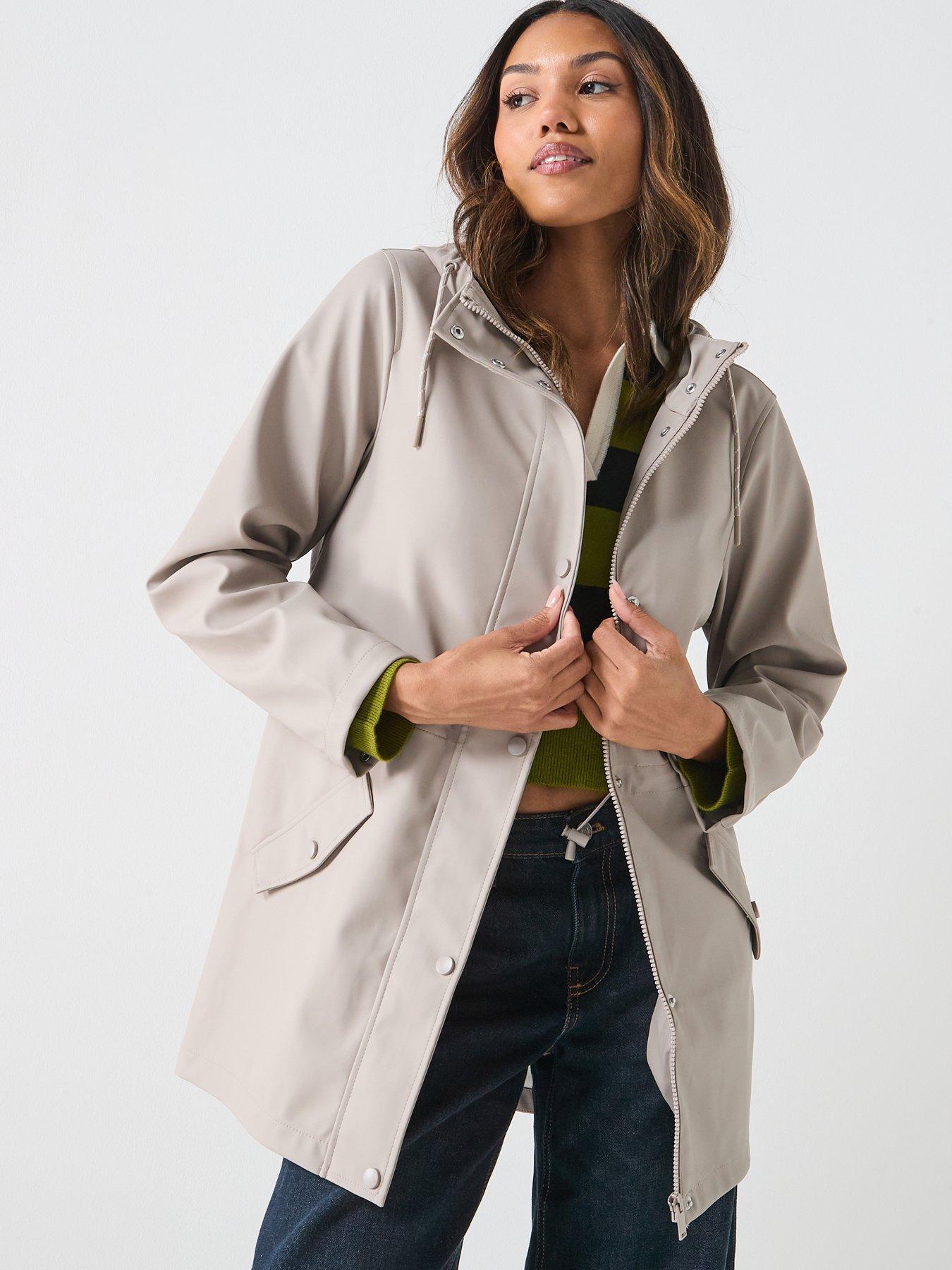 vero-moda-malou-coated-jacket-grey