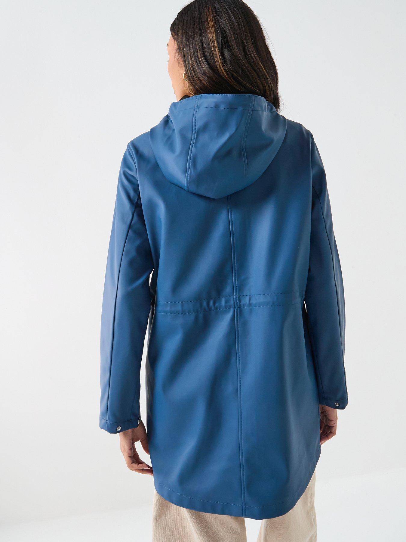 vero-moda-malou-coated-jacket-bluestillFront