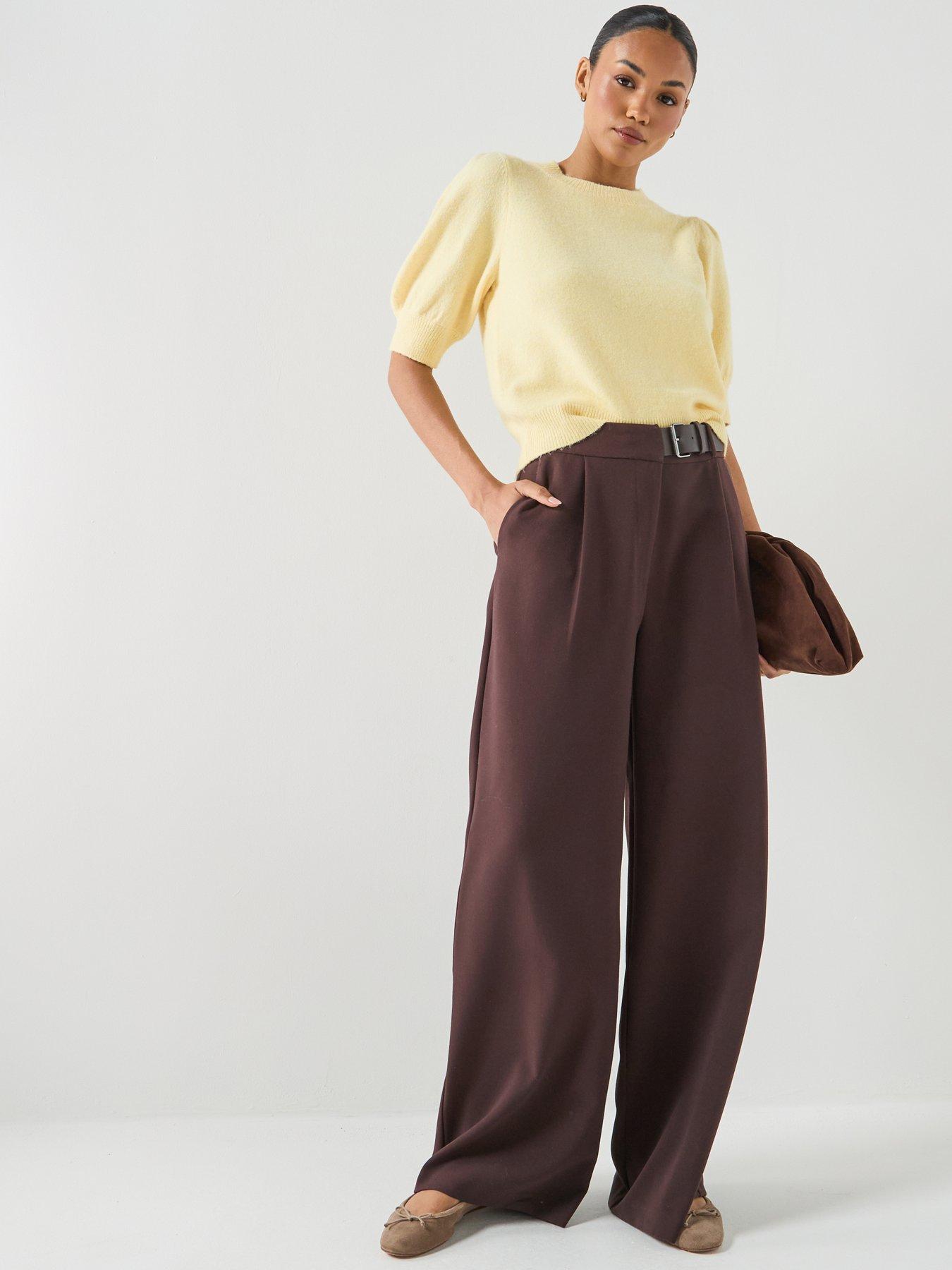 Image 3 of 5 of Vero Moda Vero Moda Balloon Sleeve Sweater - Yellow