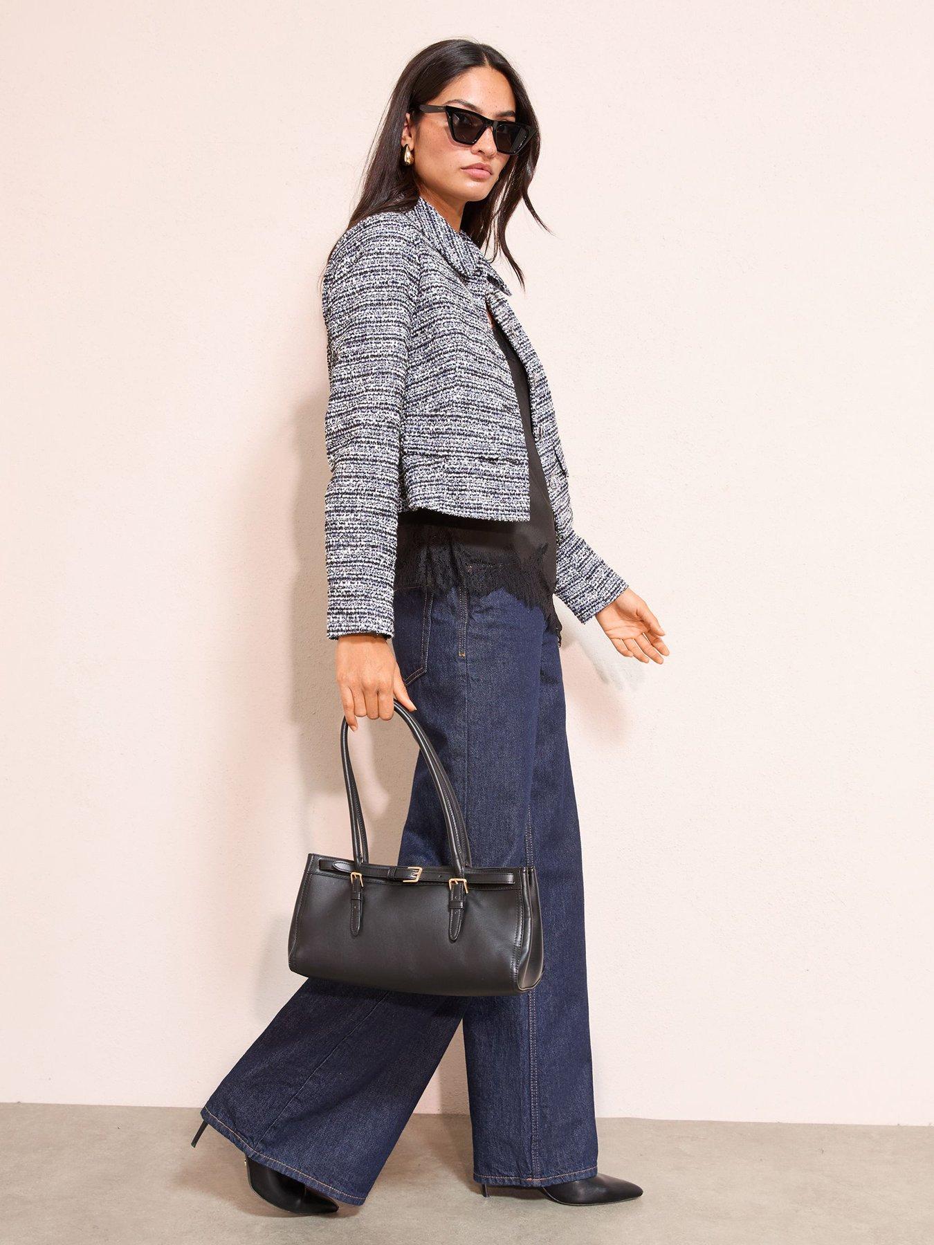 Image 3 of 4 of Friends Like These Boucle Trophy Jacket - Blue