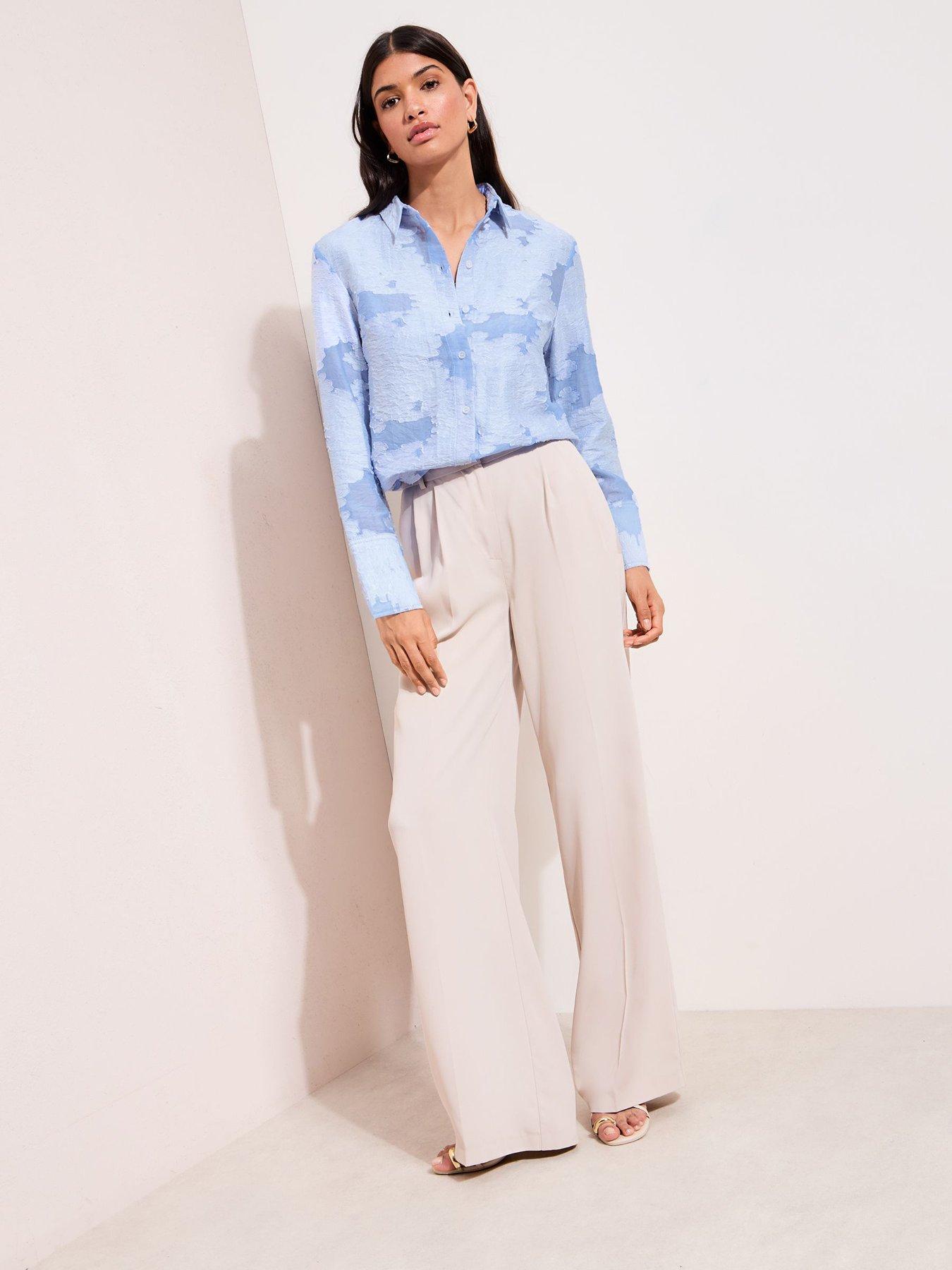 Image 3 of 4 of Friends Like These Textured Shirt - Blue