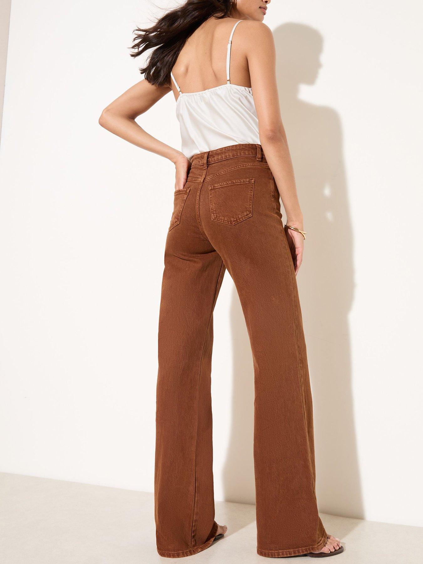 Image 2 of 6 of Friends Like These Everyday Wide Leg Jean - Beige