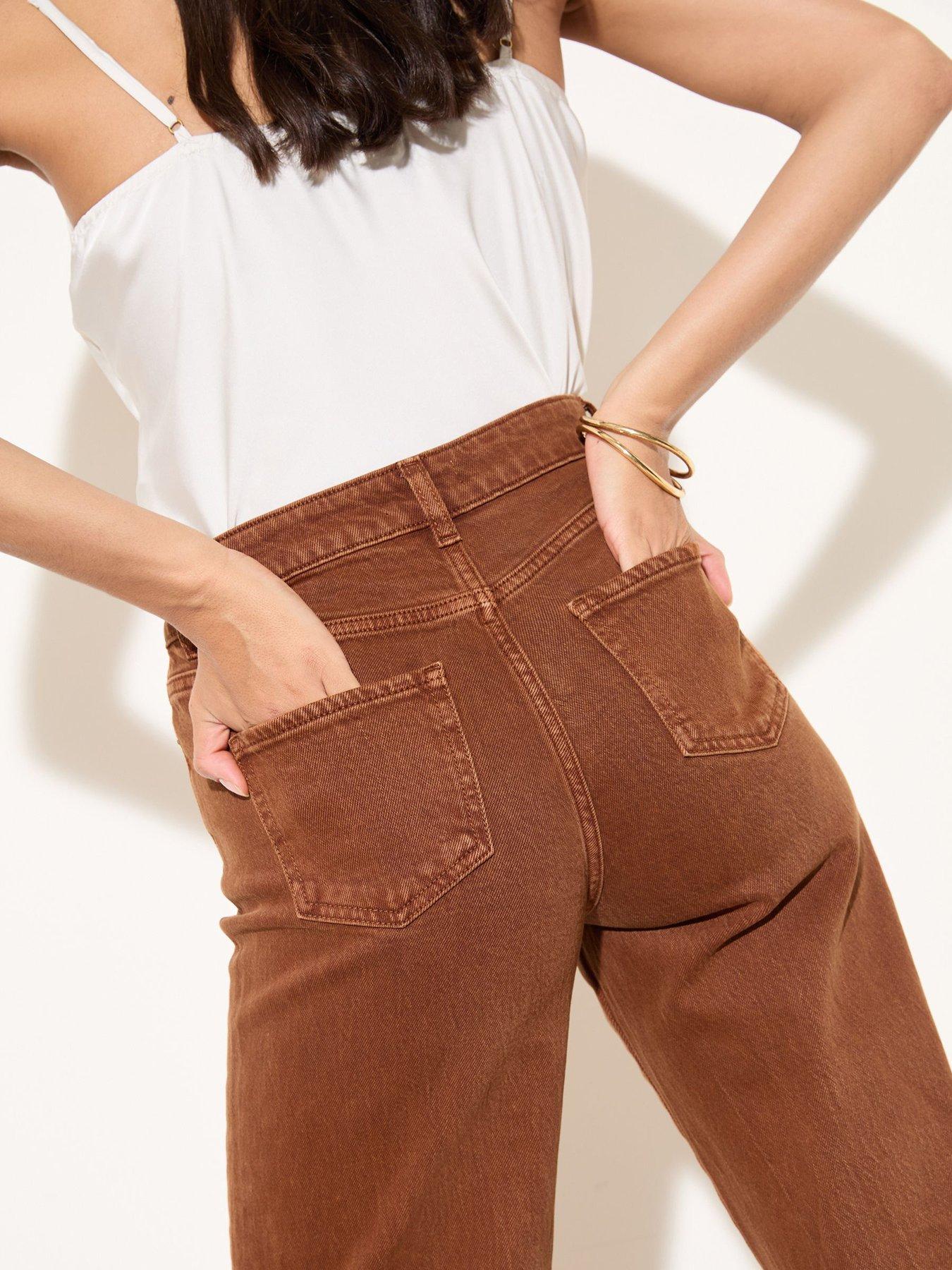 Image 6 of 6 of Friends Like These Everyday Wide Leg Jean - Beige
