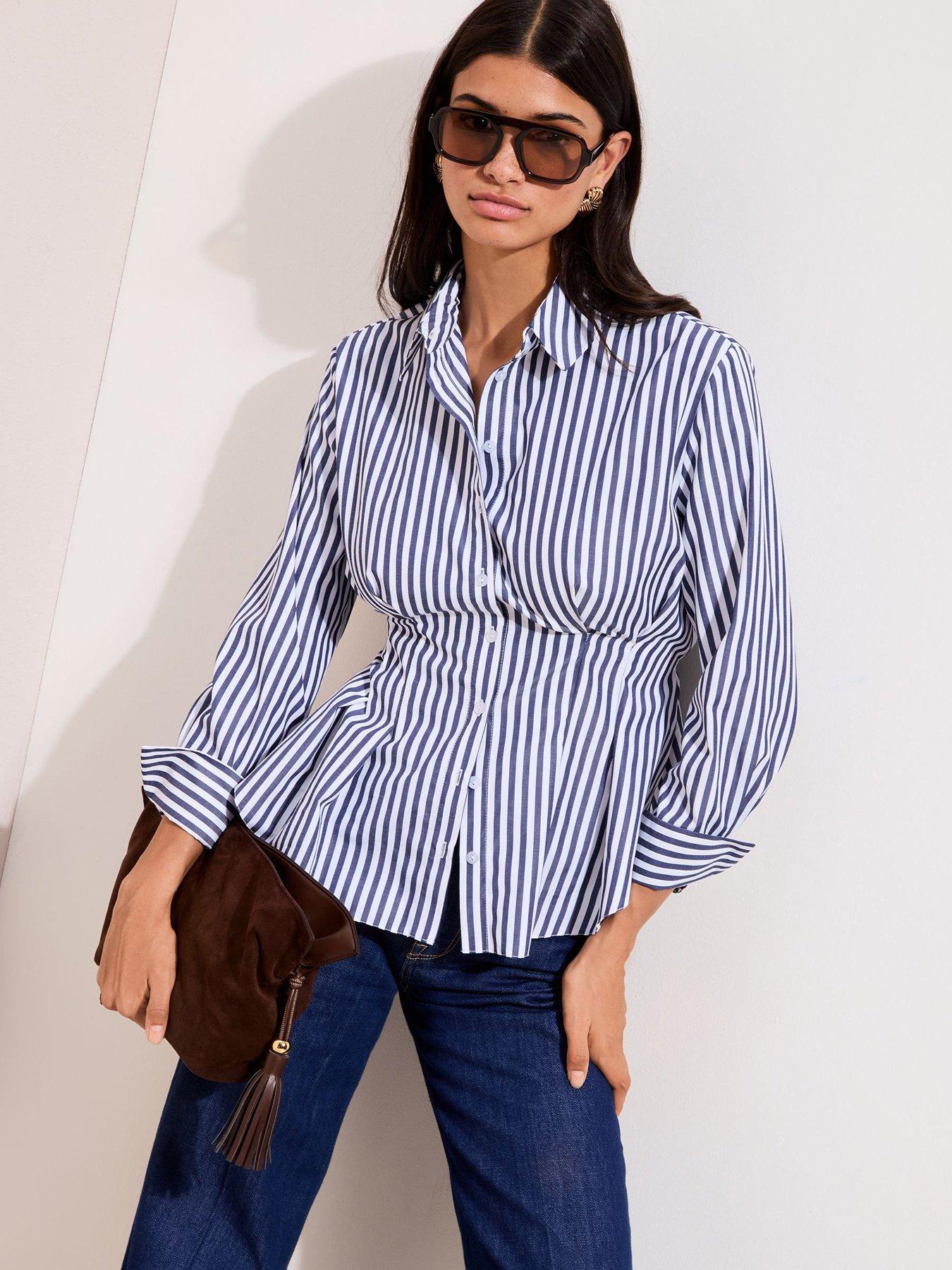 Friends Like These Seamed Detail Shirt - Black