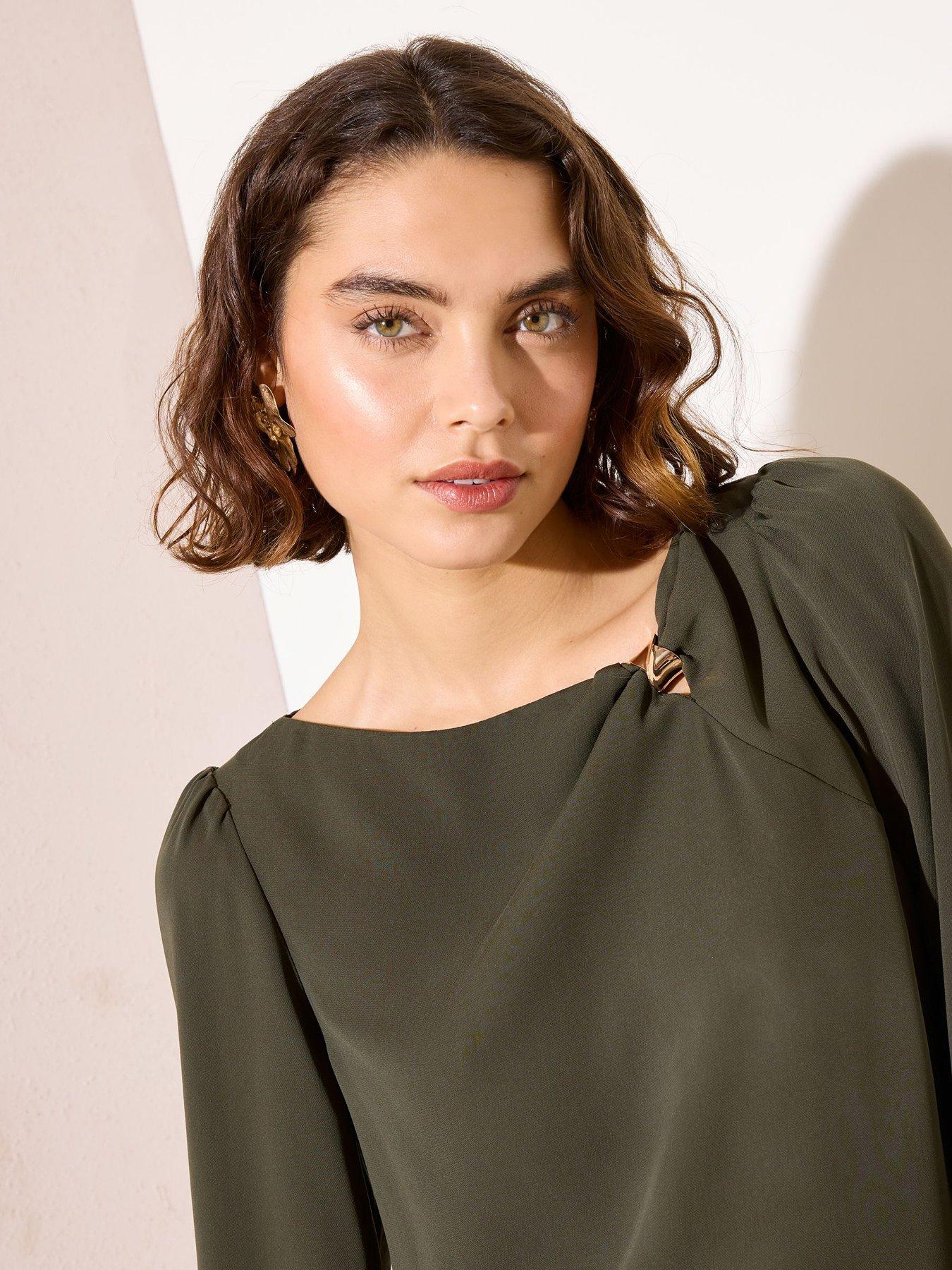 friends-like-these-hardware-drape-blouse-greenoutfit