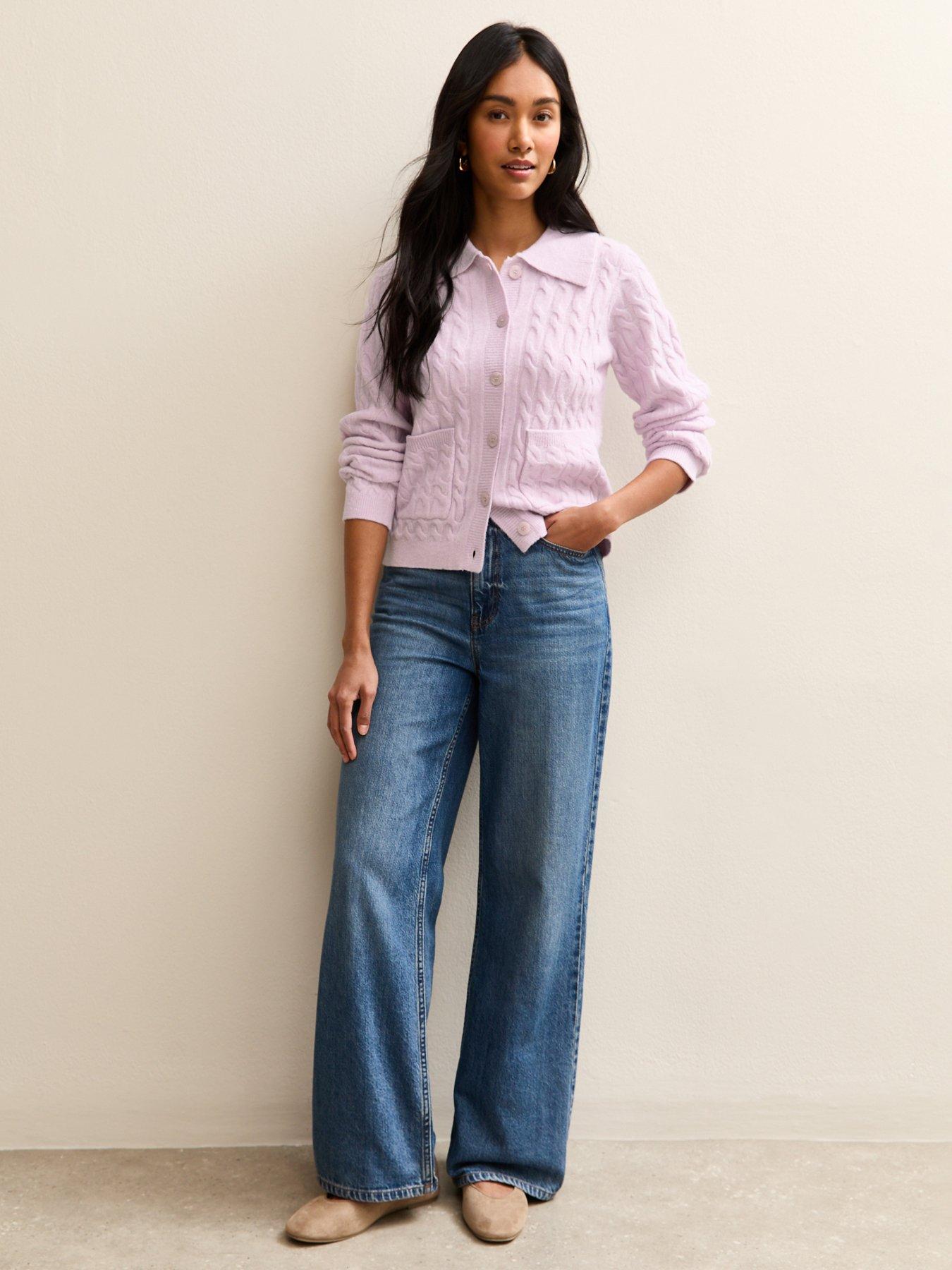 new-look-lilac-cable-knit-collared-cardigan-purpleback