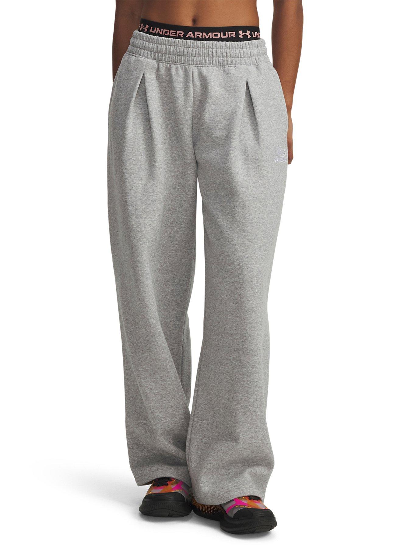 UNDER ARMOUR Womens Rival Fleece Pant - Grey