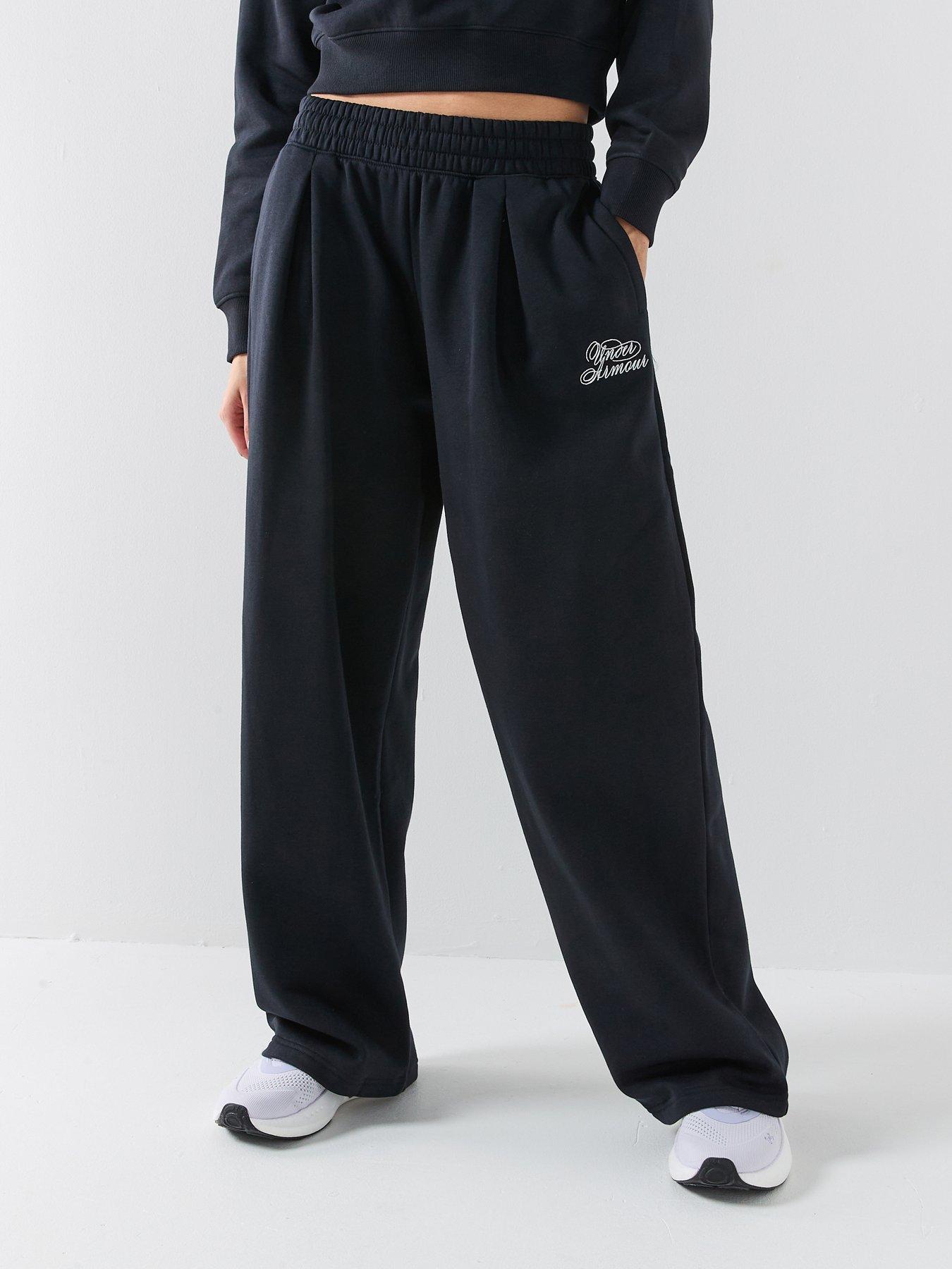 Image 1 of 6 of UNDER ARMOUR Womens Rival Fleece Pant - Black