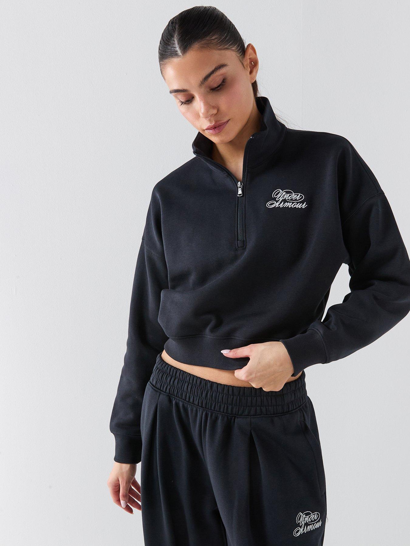 under-armour-womens-rival-fleece-12-zip-black