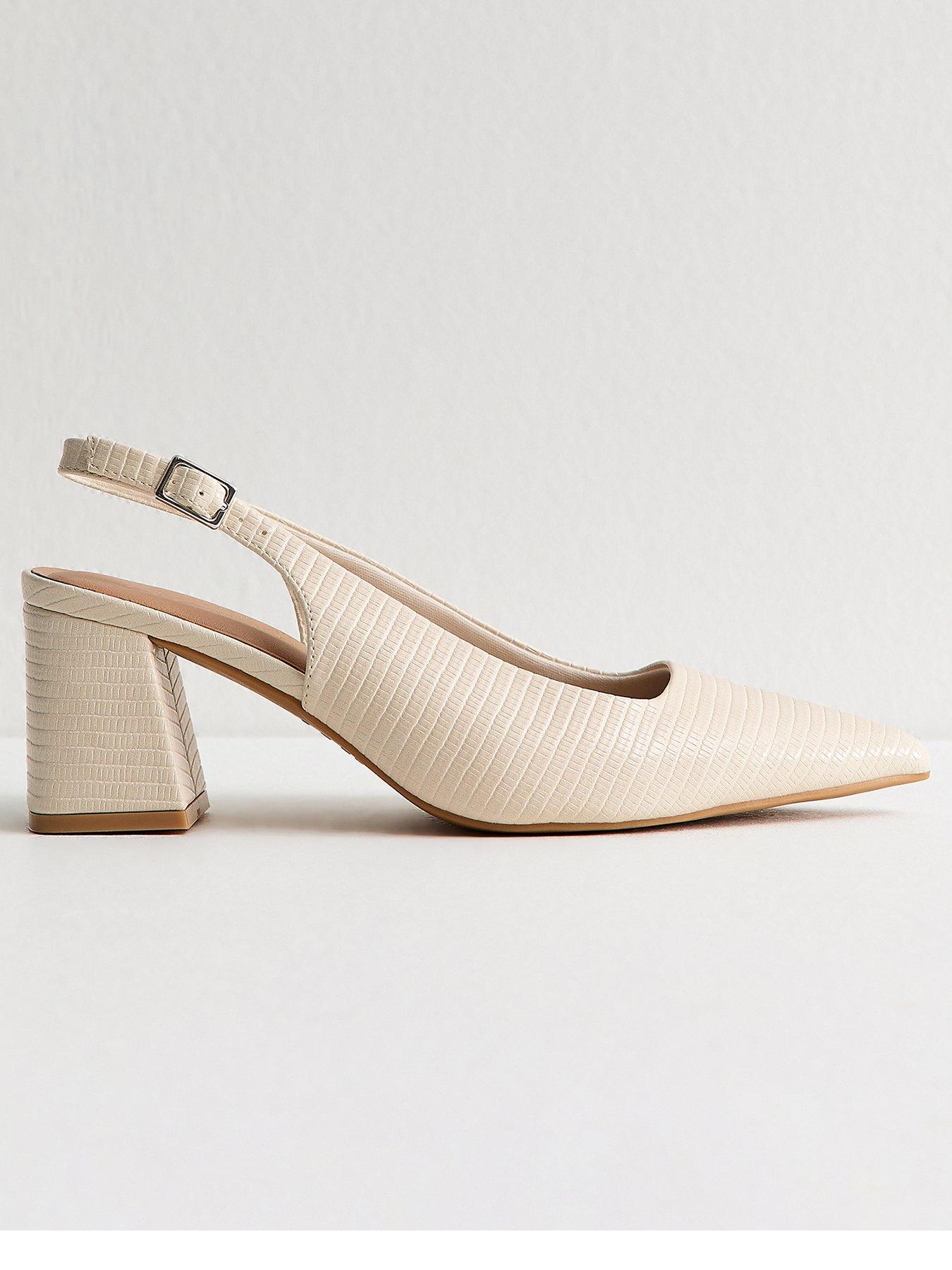 new-look-wide-fit-off-white-block-lizard-effect-slingback-court-shoesstillFront