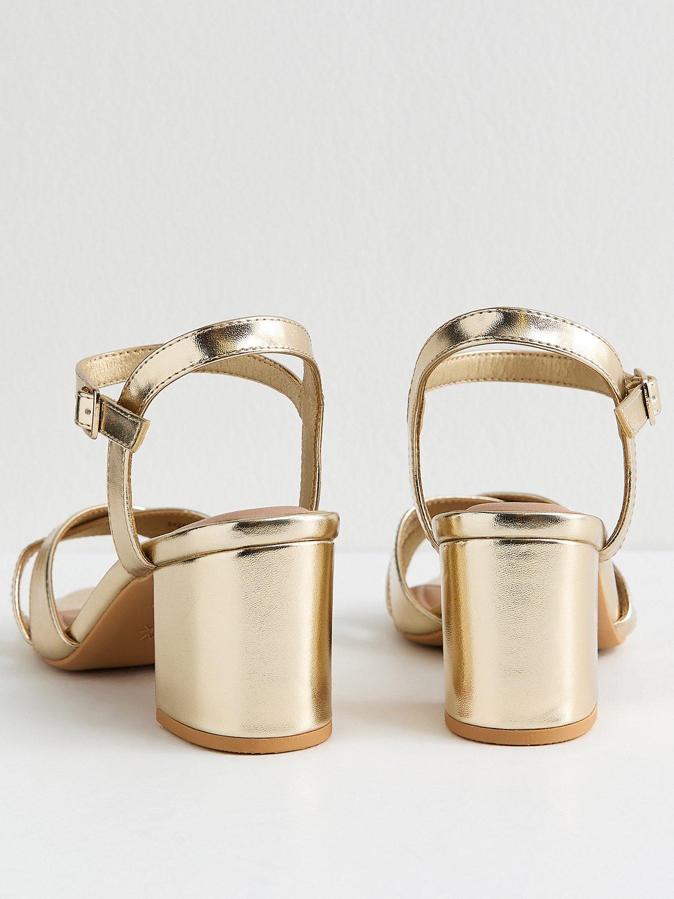new-look-wide-fit-gold-cross-strap-block-heel-sandalsoutfit