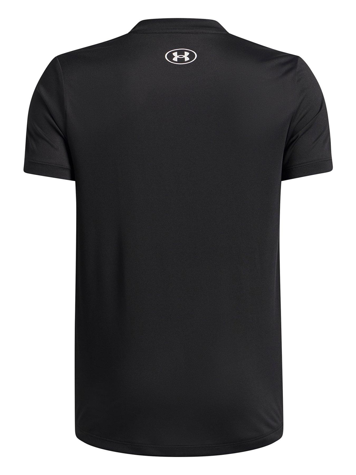 Image 2 of 3 of UNDER ARMOUR Junior Boys Training Tech Short Sleeve Crew Neck T-Shirt - Black