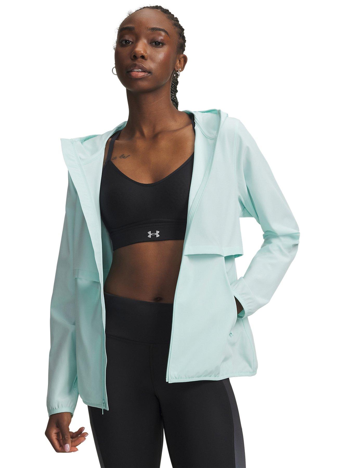 Image 1 of 3 of UNDER ARMOUR Womens Running Launch CW Jacket - Green
