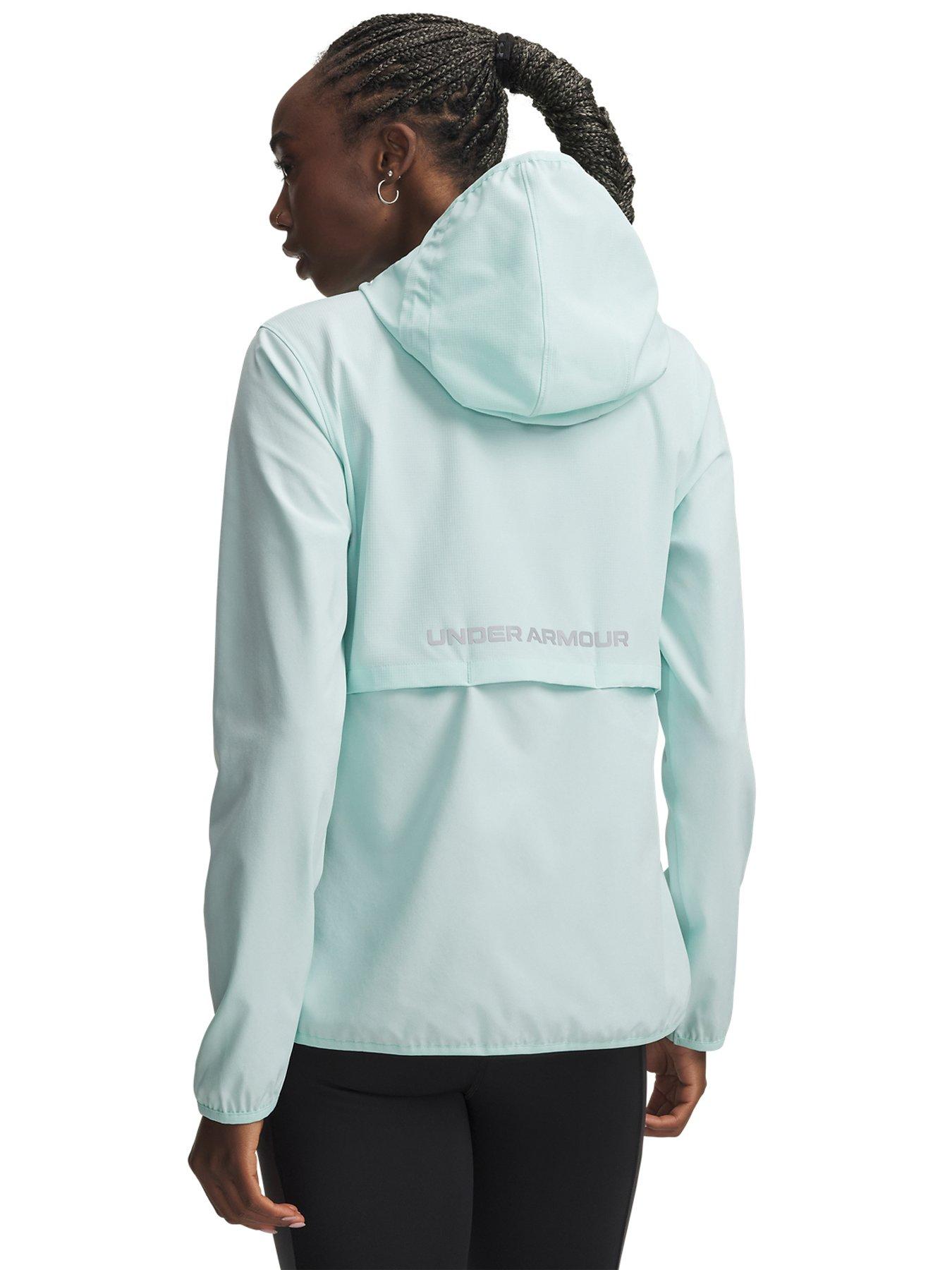 Image 2 of 3 of UNDER ARMOUR Womens Running Launch CW Jacket - Green