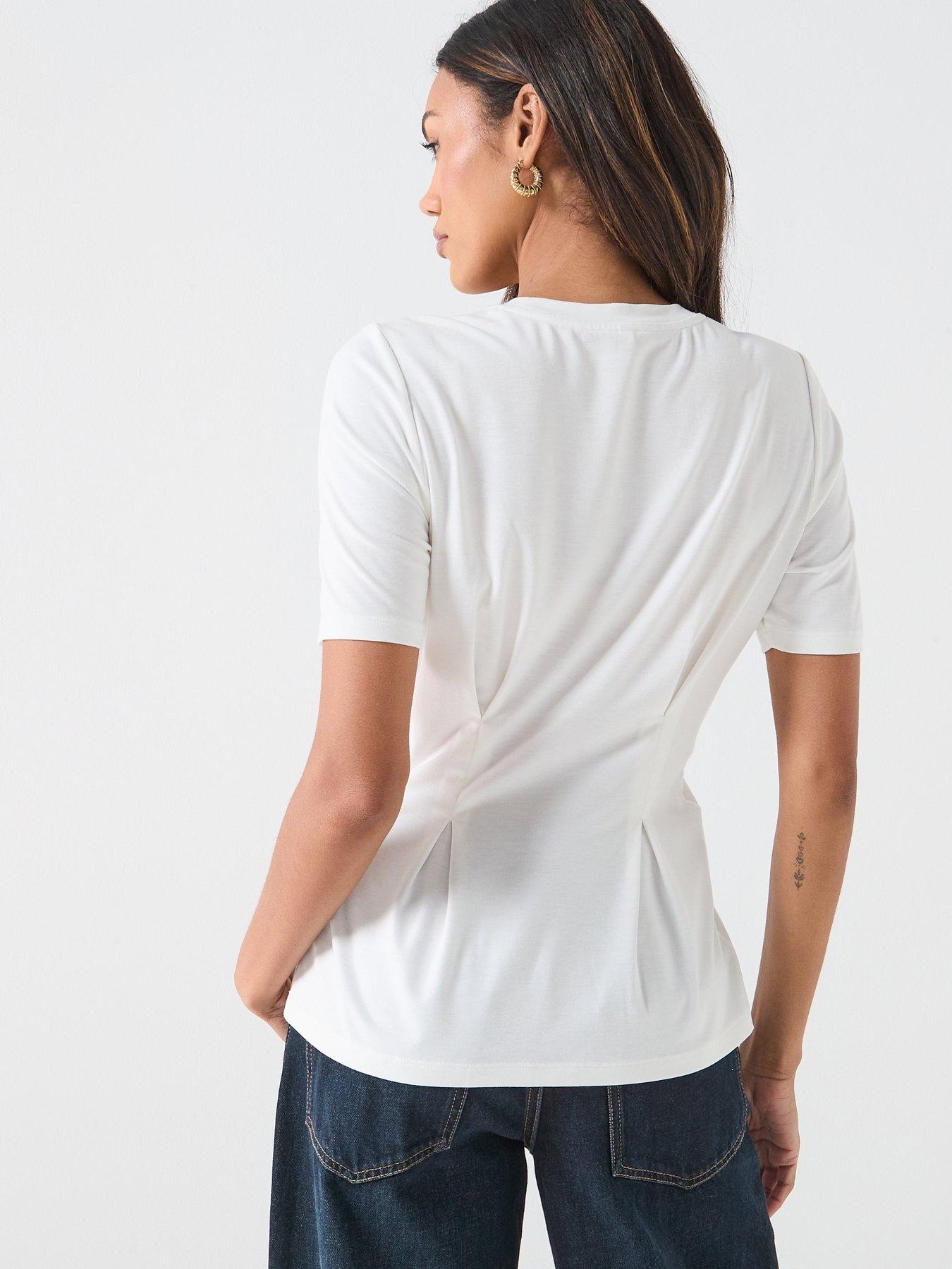 only-elena-pleated-top-whitestillFront