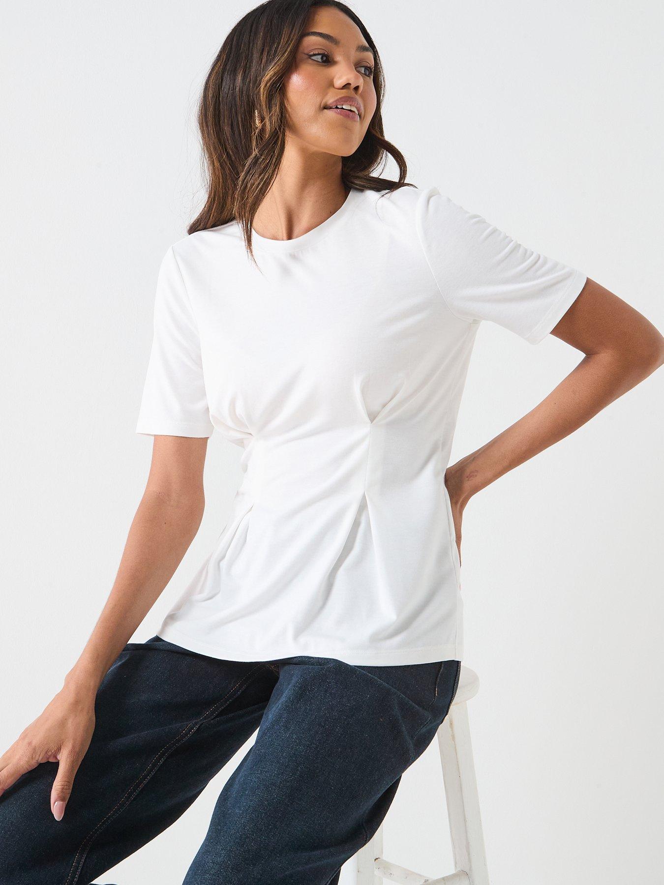 only-elena-pleated-top-whiteoutfit