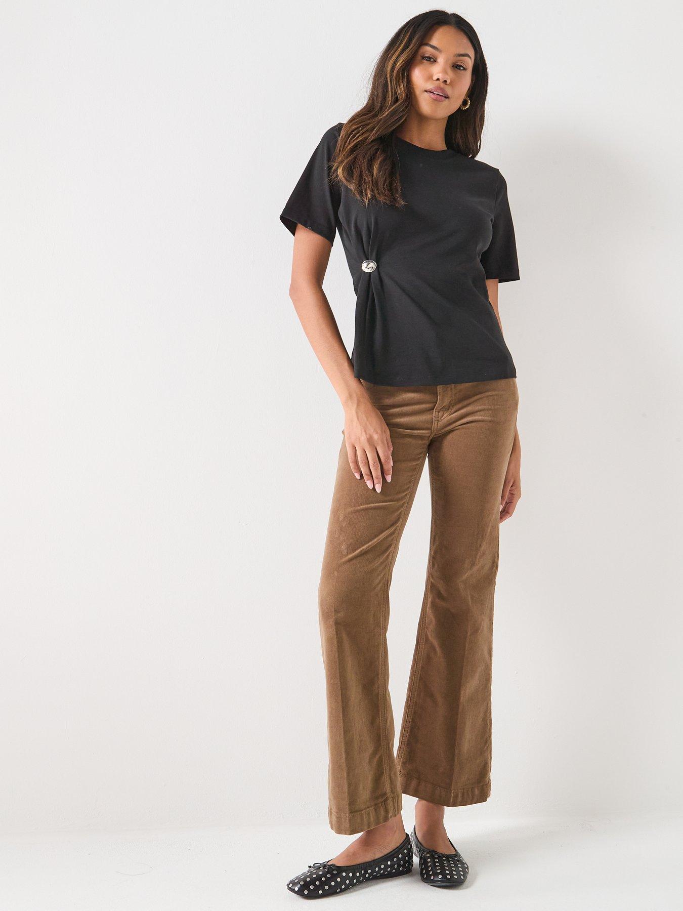 Image 3 of 5 of Only Marie Button Detail Top - Black