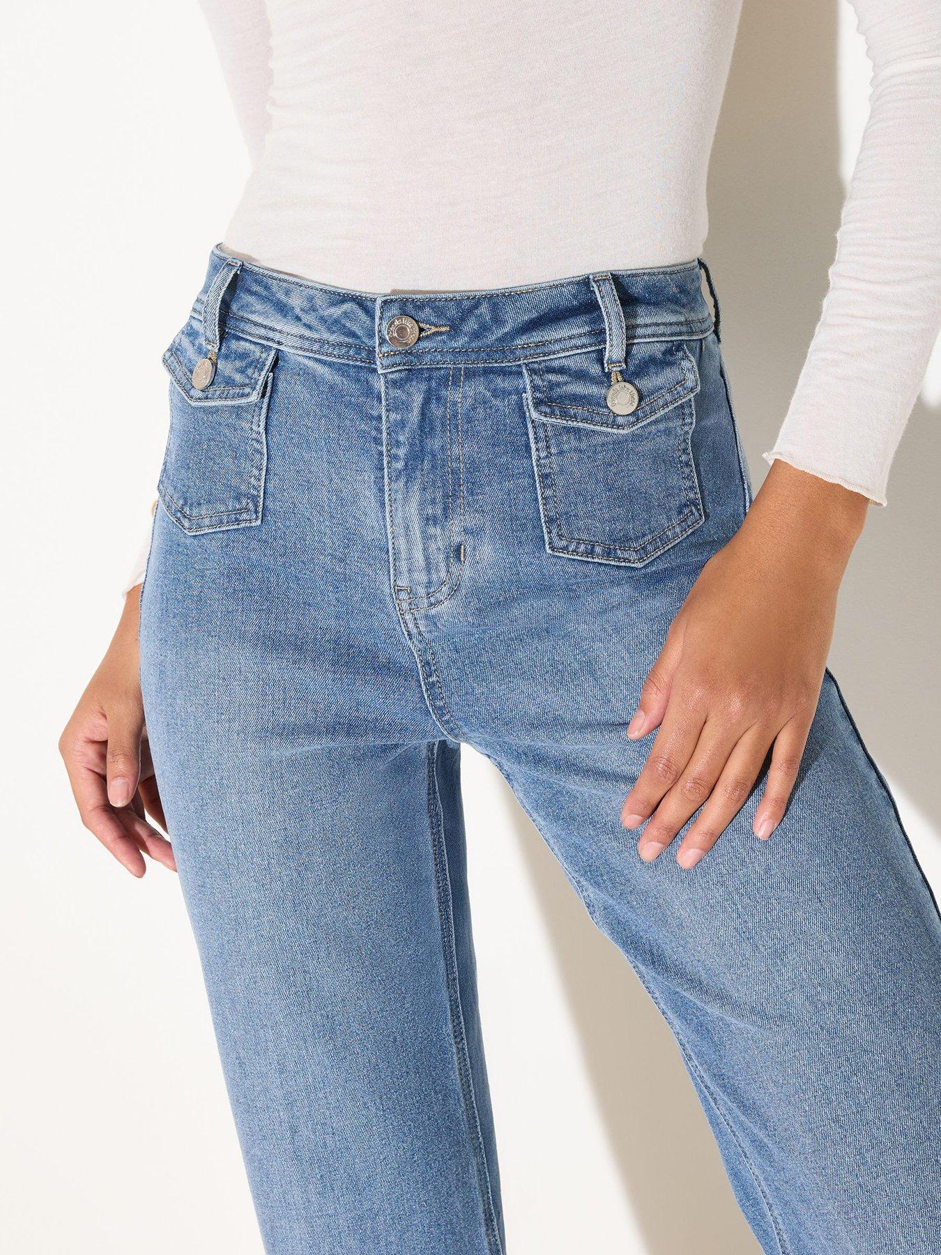 Image 5 of 5 of Friends Like These True Flare Jean - Blue