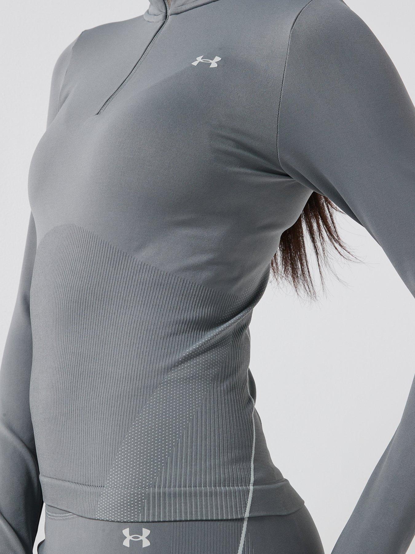 under-armour-womens-training-vanish-seamless-14-zip-greenoutfit