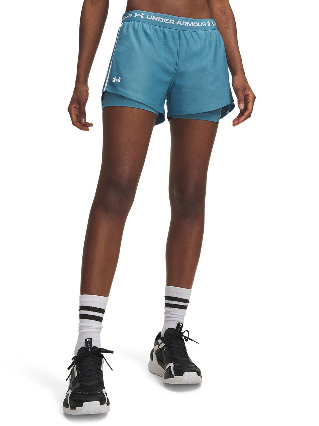Image 1 of 4 of UNDER ARMOUR Womens Training Tech Play Up 2-in-1 Short - Blue
