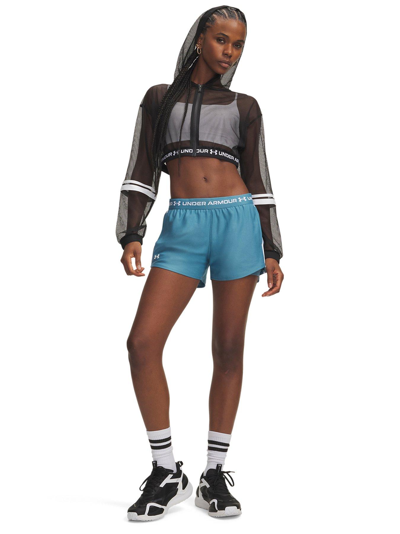 Image 3 of 4 of UNDER ARMOUR Womens Training Tech Play Up 2-in-1 Short - Blue