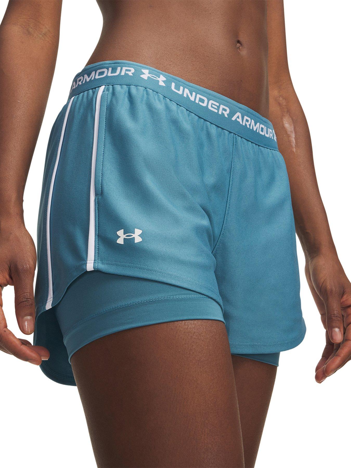 Image 4 of 4 of UNDER ARMOUR Womens Training Tech Play Up 2-in-1 Short - Blue