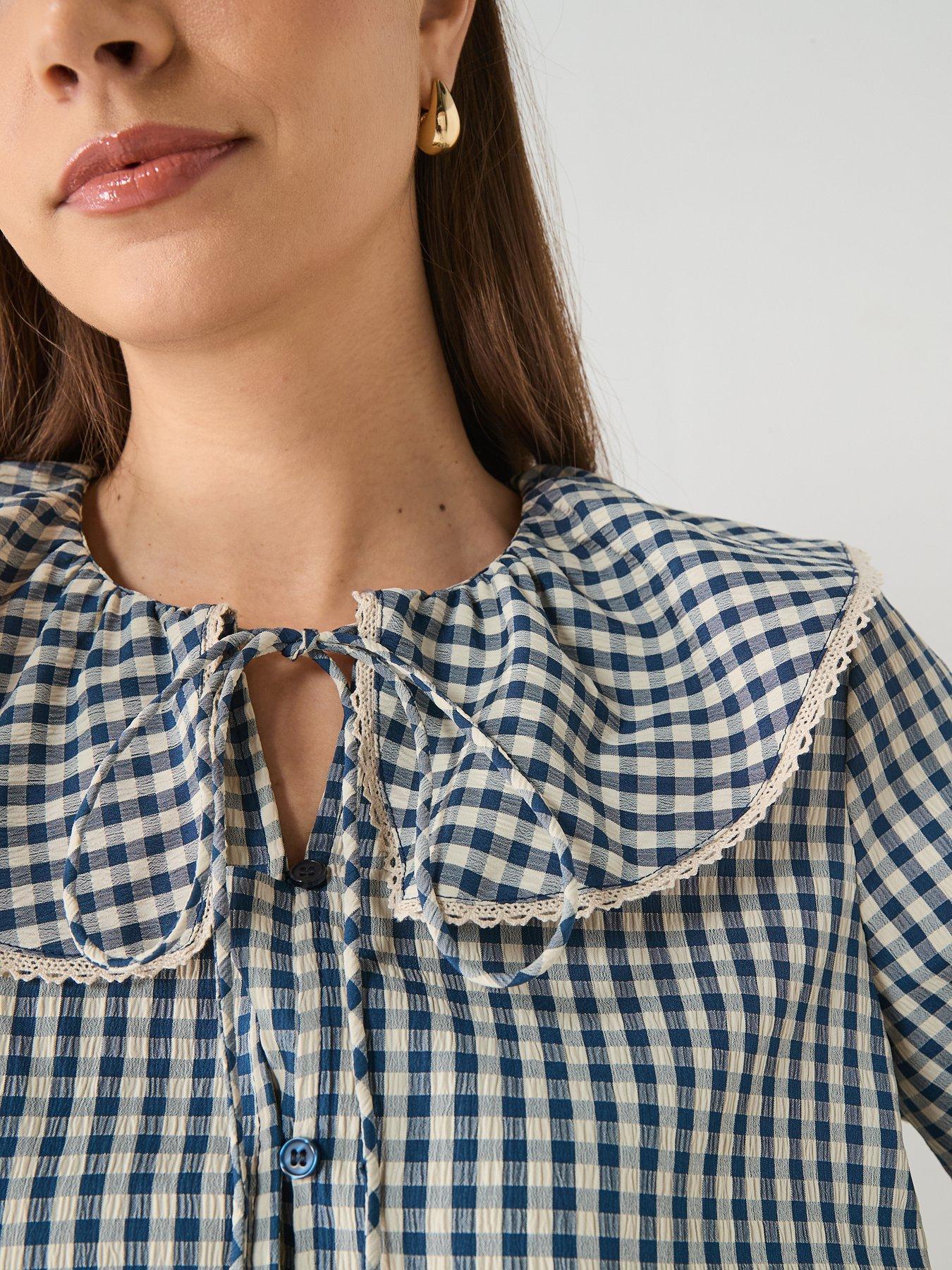 vero-moda-silje-long-sleeve-tie-neck-top-blueoutfit