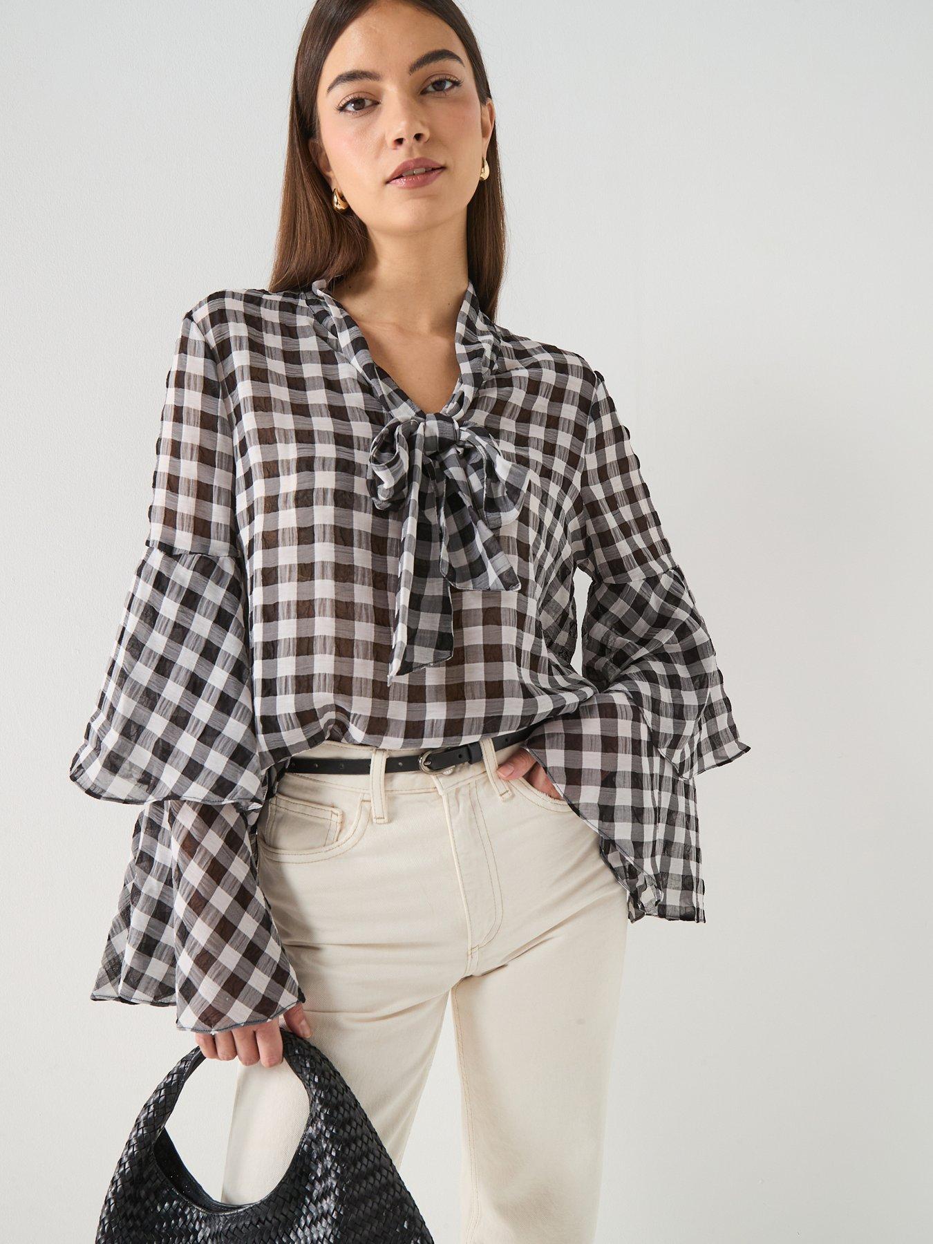 vero-moda-sia-long-sleeve-flounce-top-black