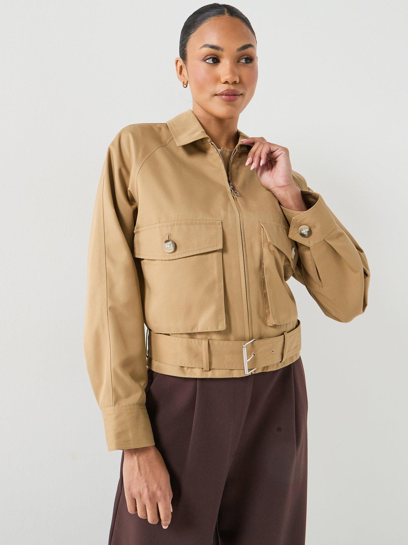 AWARE Vmsoffycallie Short Zipped Jacket - Kelp